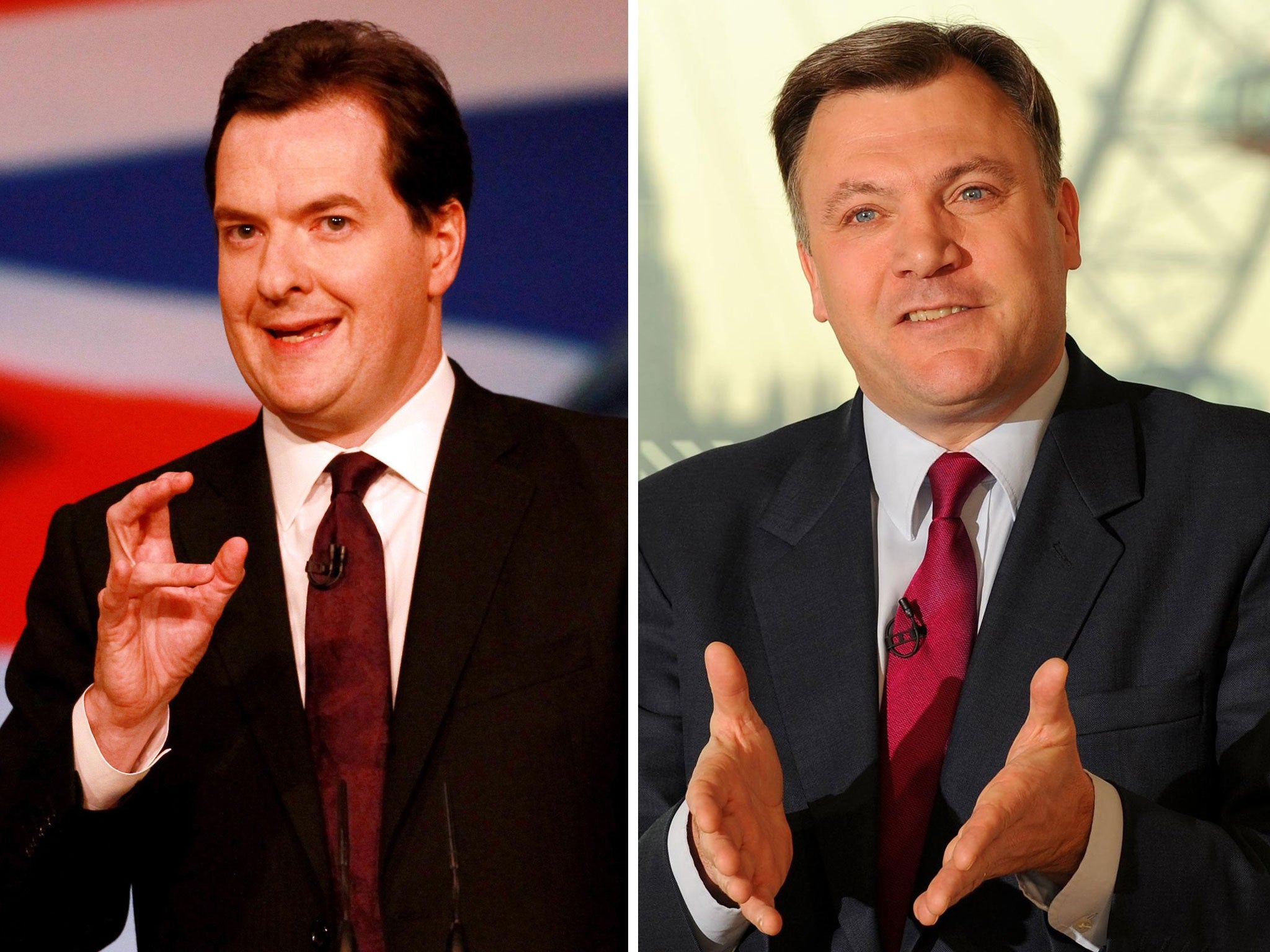 George Osborne and Ed Balls