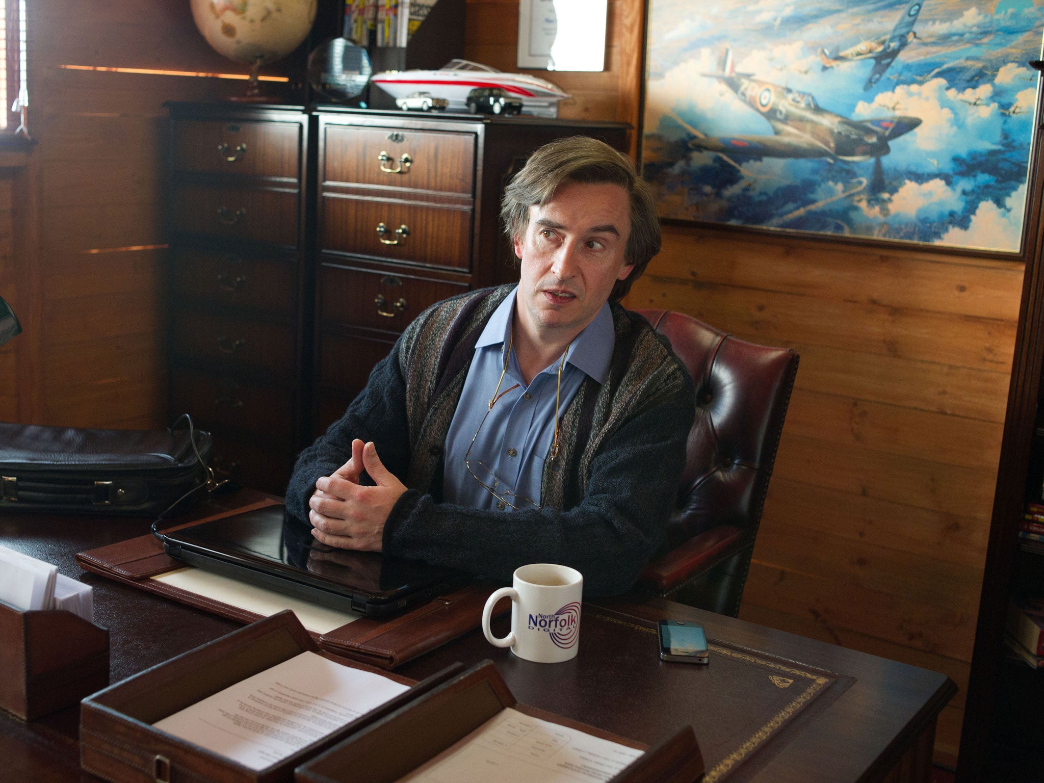 Steve Coogan as Alan Partridge in a still from The Alan Partridge Movie