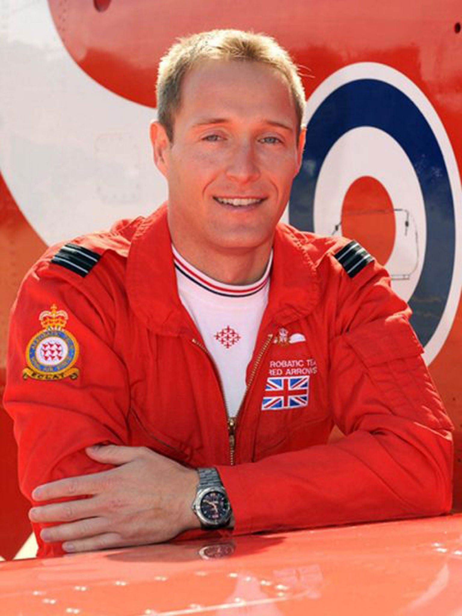 Iraq war veteran Flt Lt Cunningham, 35, was a highly-regarded and experienced pilot with the RAF's aerial display team