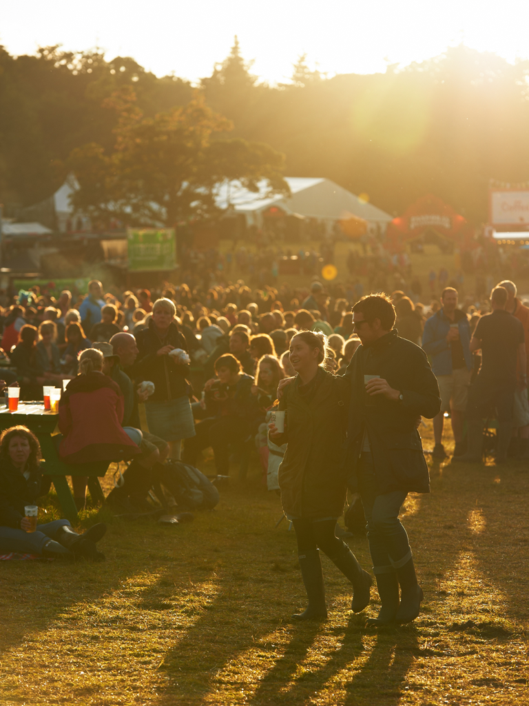 Glorious summer sun at Latitude 2012