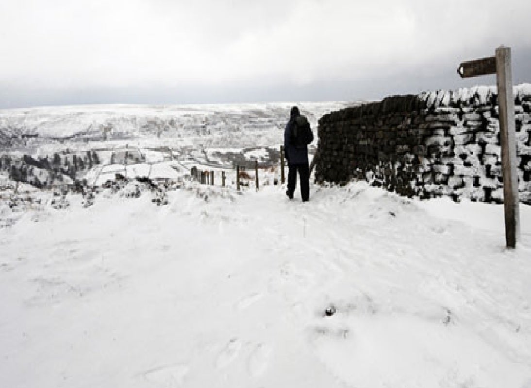 The North York moors on Wednesday