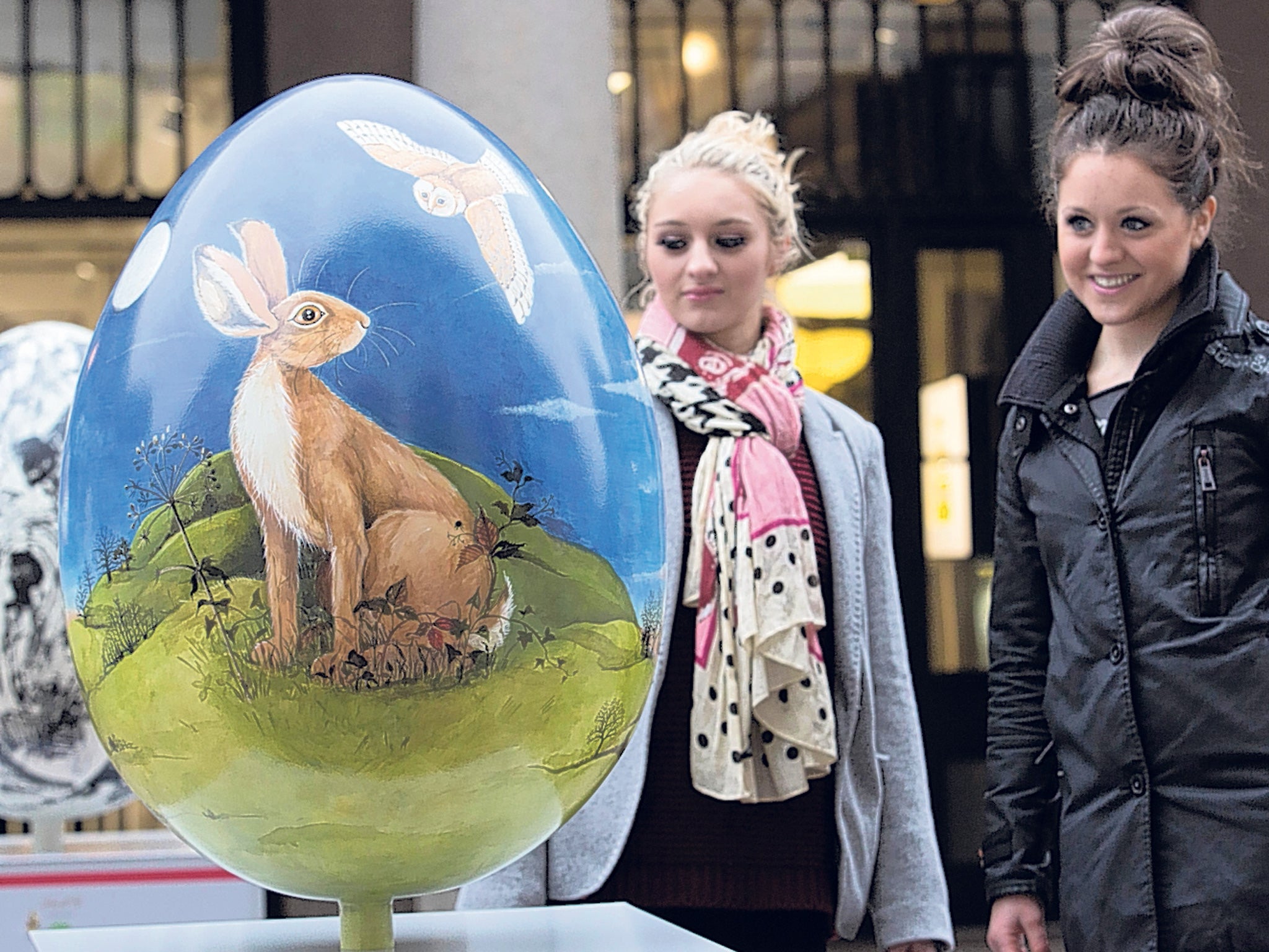 Shell out: egg hunts are taking place across the UK