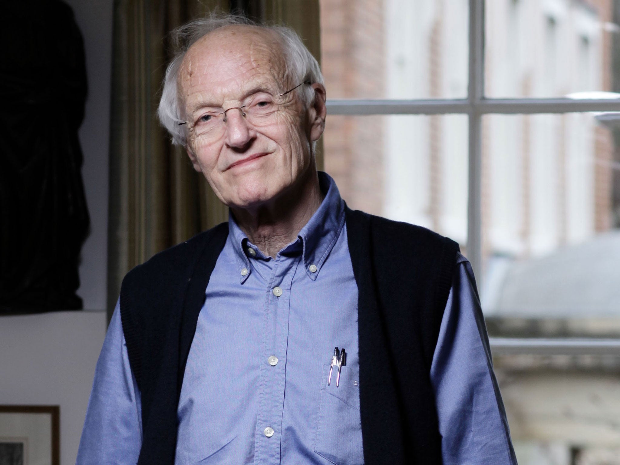 Michael Frayn is among the luminaries of stage and screen to call on culture minister Ed Vaizey to rethink arts funing cuts