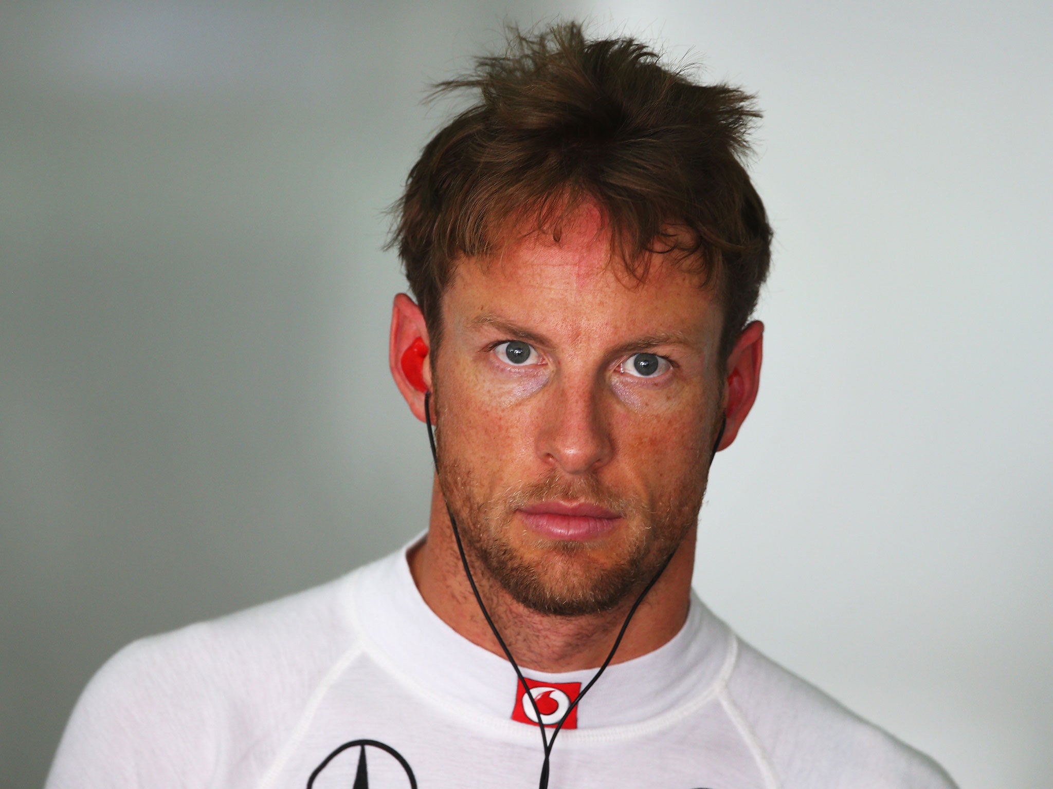 A bumpy road: Jenson Button knows he is going to face a tough fight if he is to get anywhere near winning the world championship this season