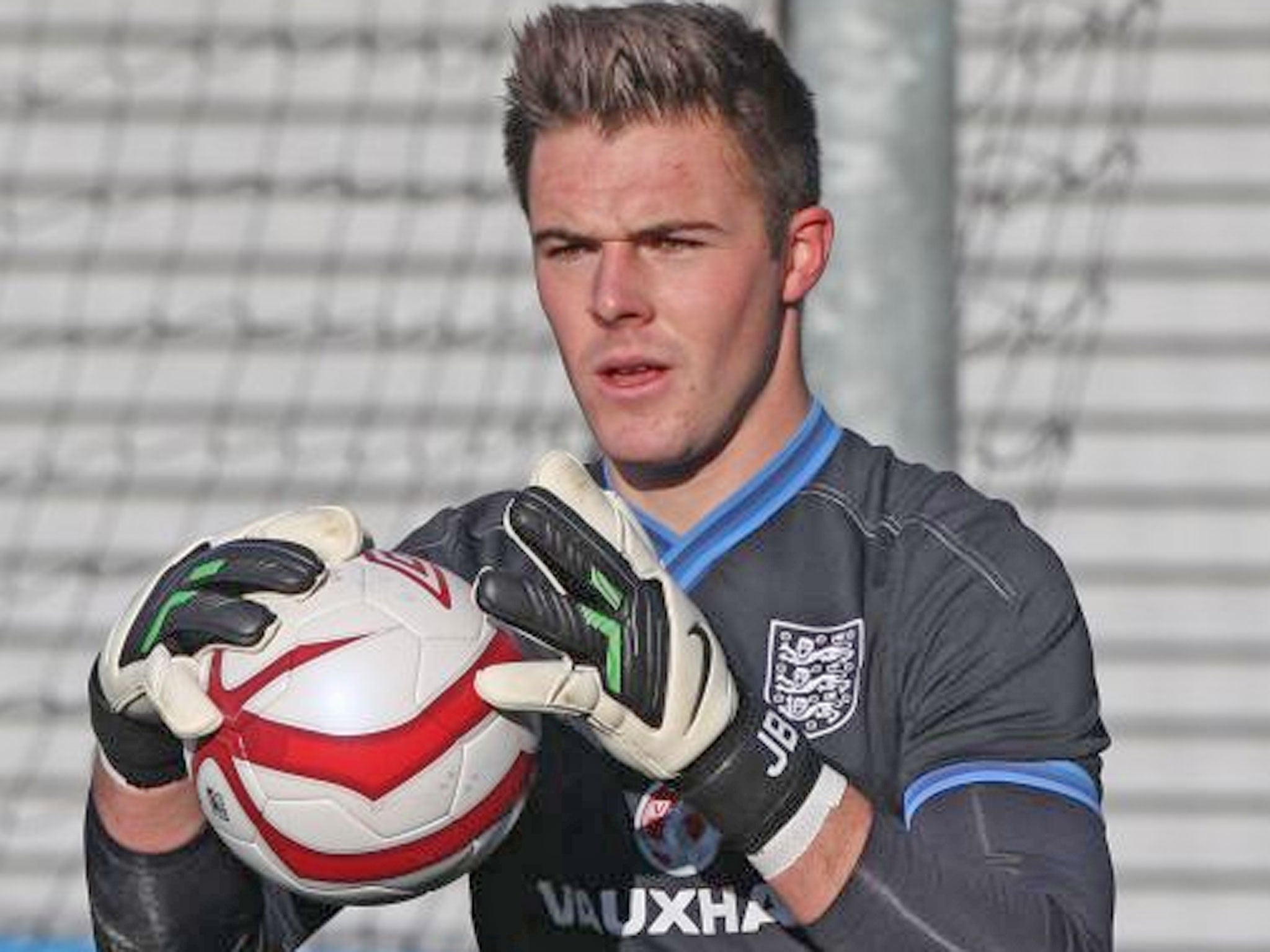 Jack Butland: Will line up for England Under-21s against Austria at
the Amex Stadium tonight