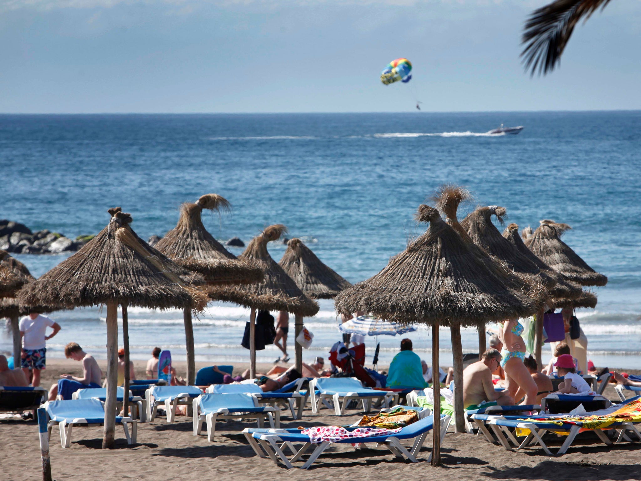 File image: A British mother and daughter are among four people injured in an explosion at a Tenerife hotel