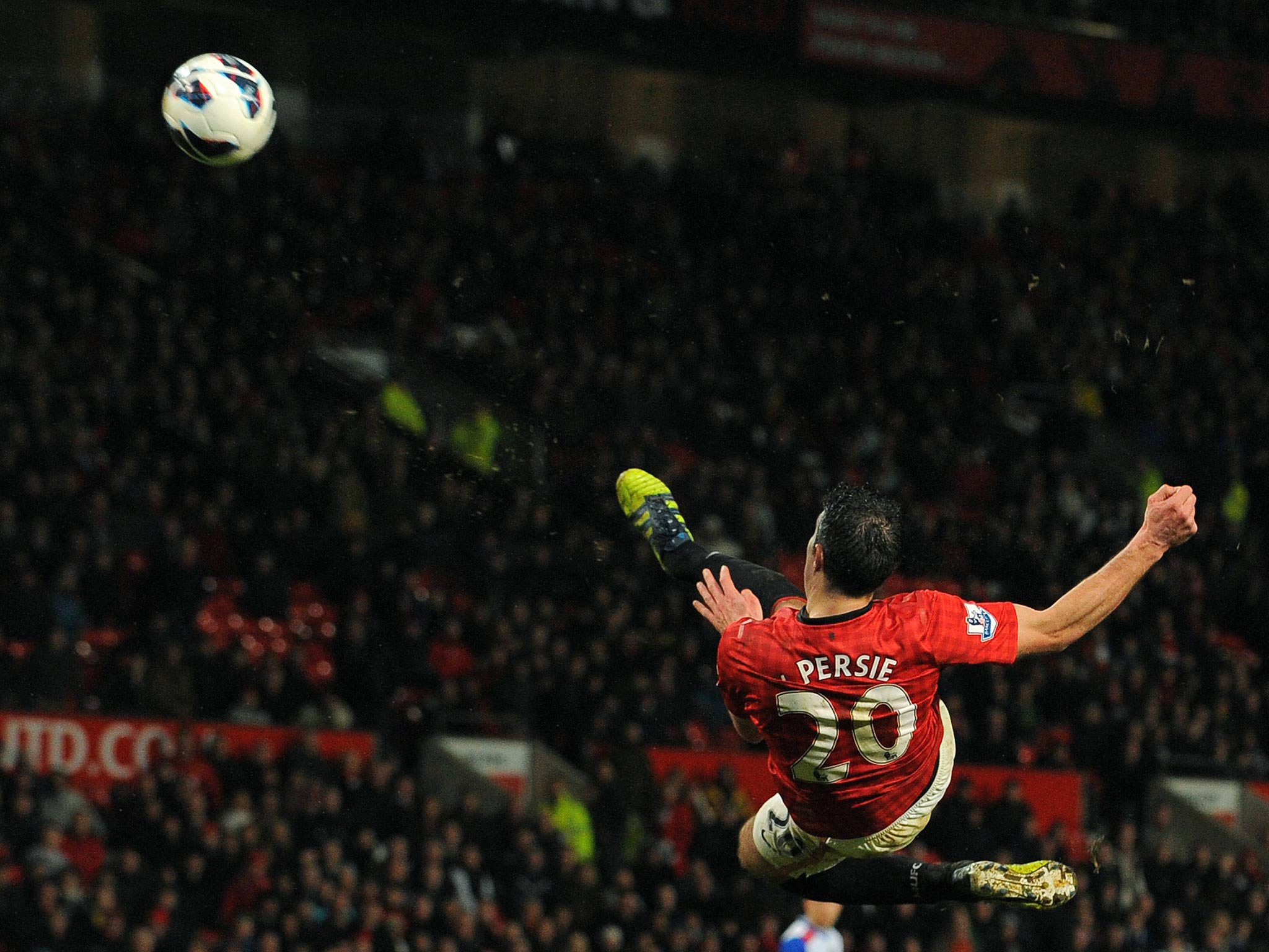 Manchester United striker Robin van Persie