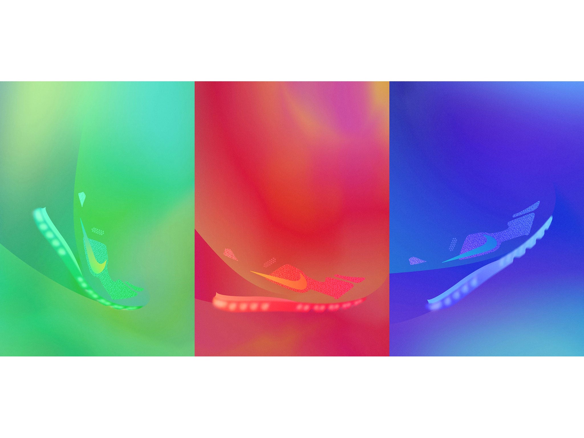 Sam Coldy's prints focus on the impact that running has on the foot