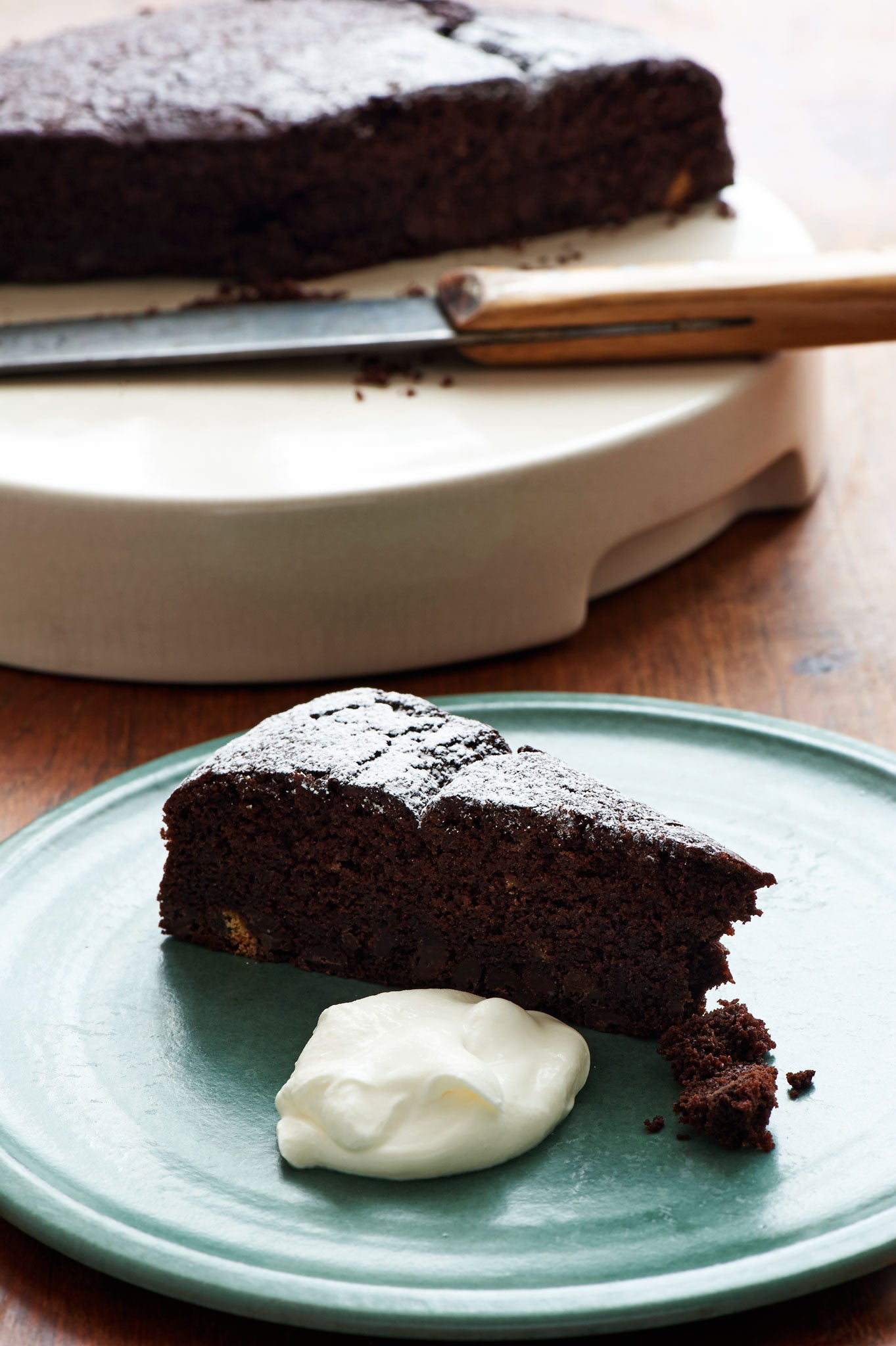 Wheat-free chocolate and Guinness cake