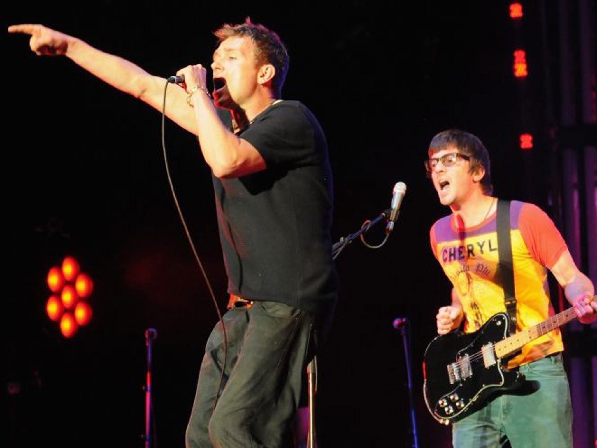 Blur perform at Glastonbury Festival 2009