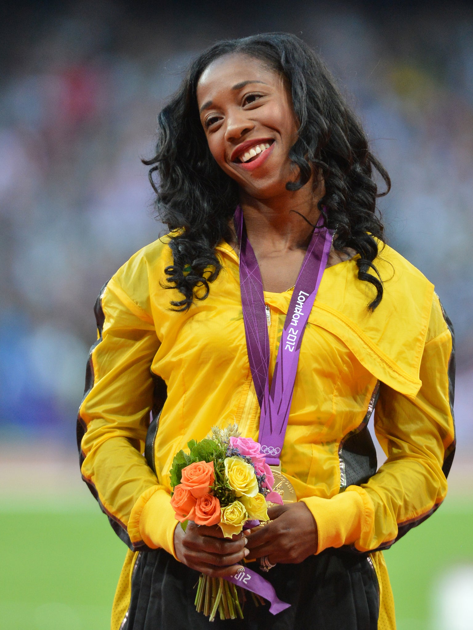 Shelly-Ann Fraser-Pryce retained her 100m Olympic gold in London last year