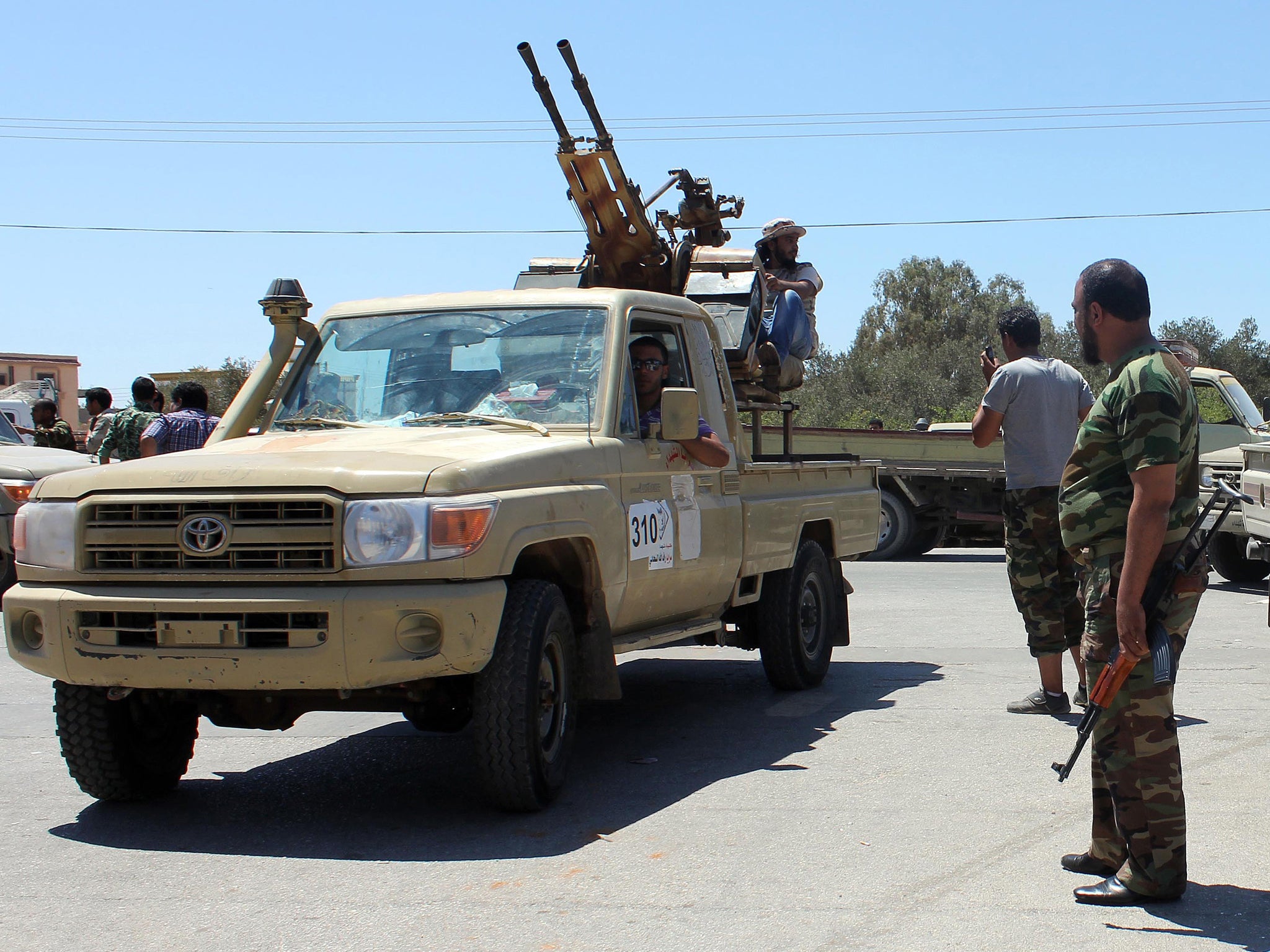 The Britons were seized at a checkpoint