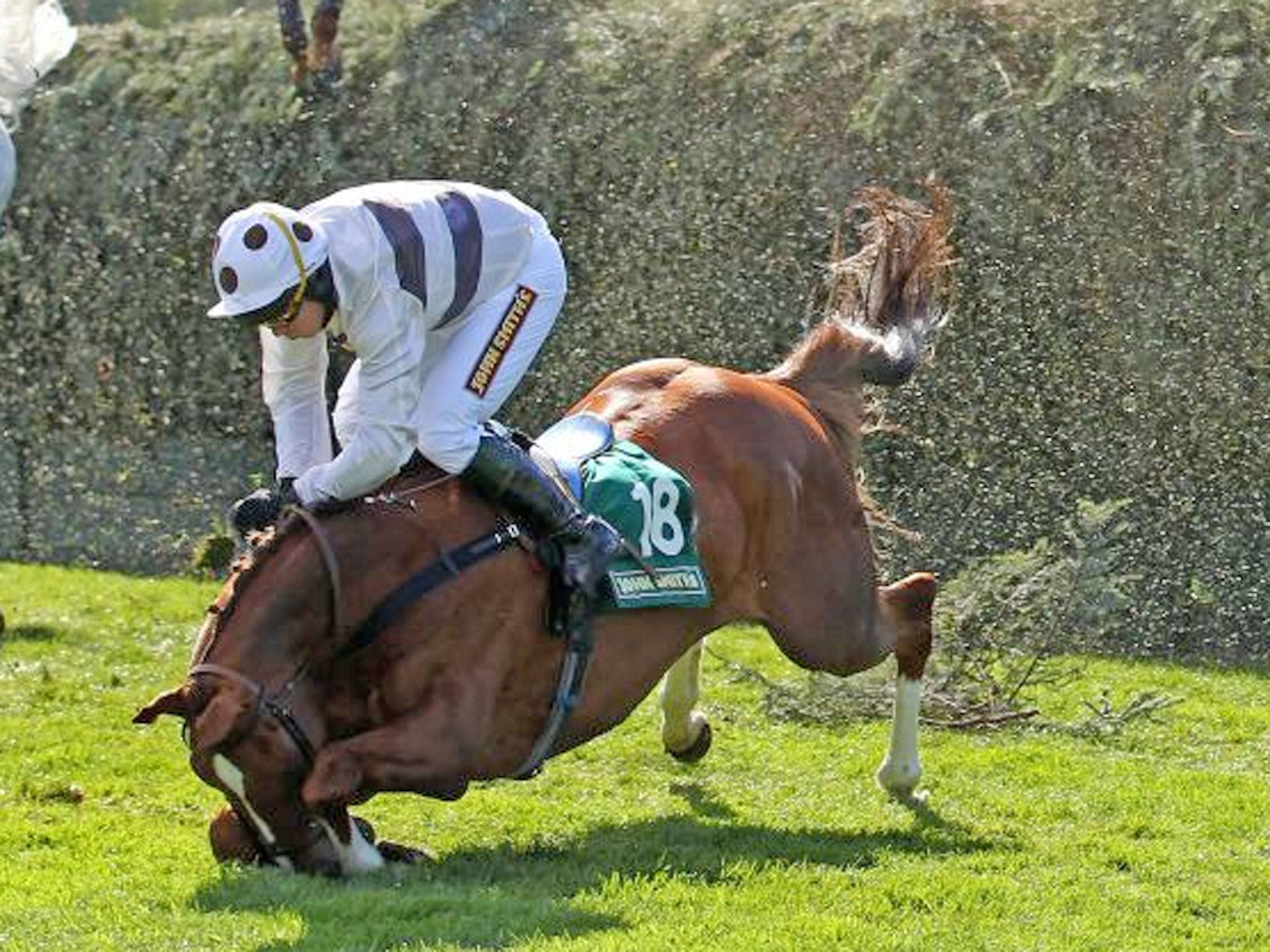 Beecher’s Brook is one of the most difficult fences on the course