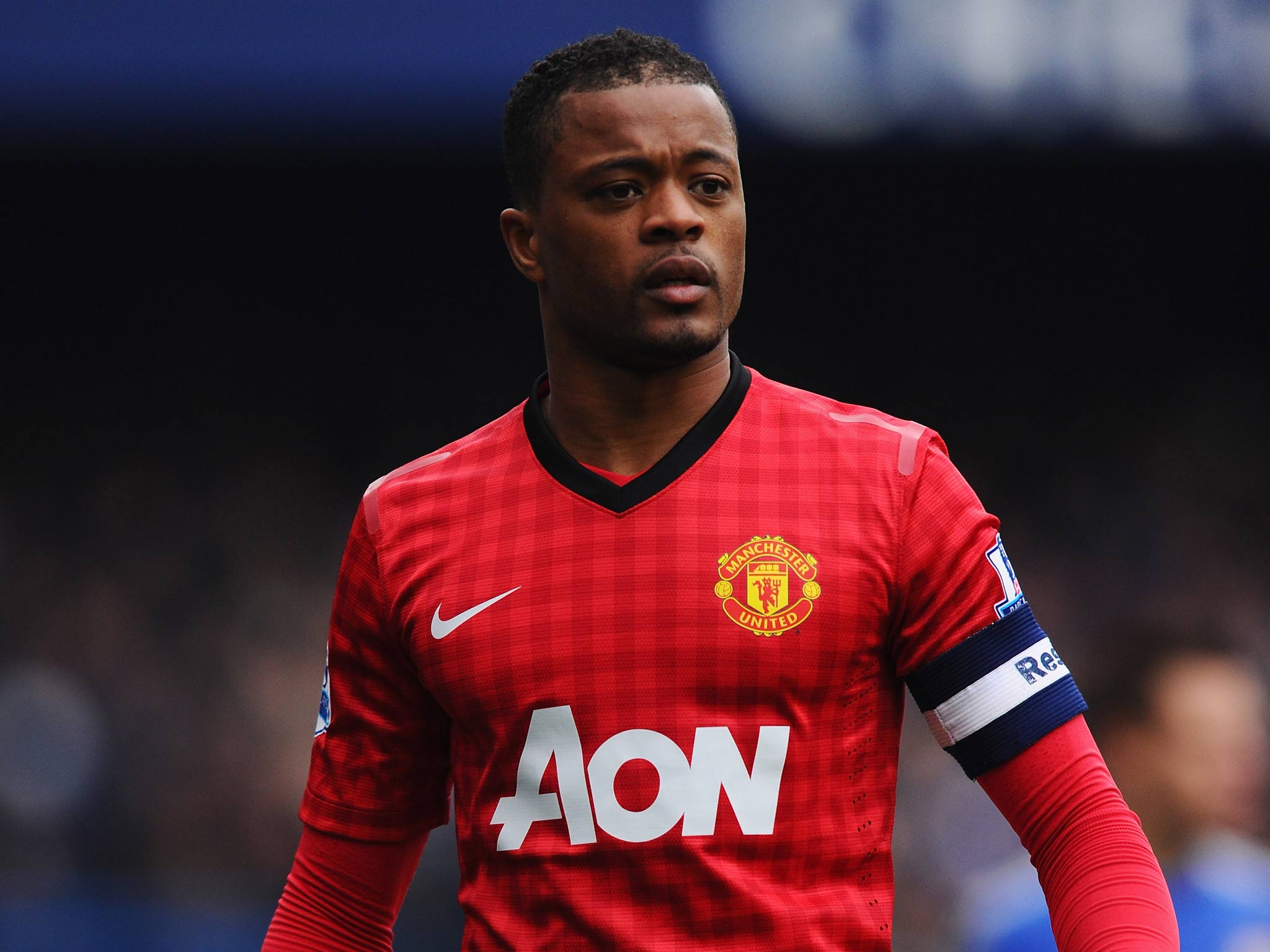 Manchester United defender Patrice Evra