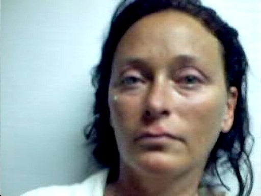 Tonya Bundick after her arrest yesterday