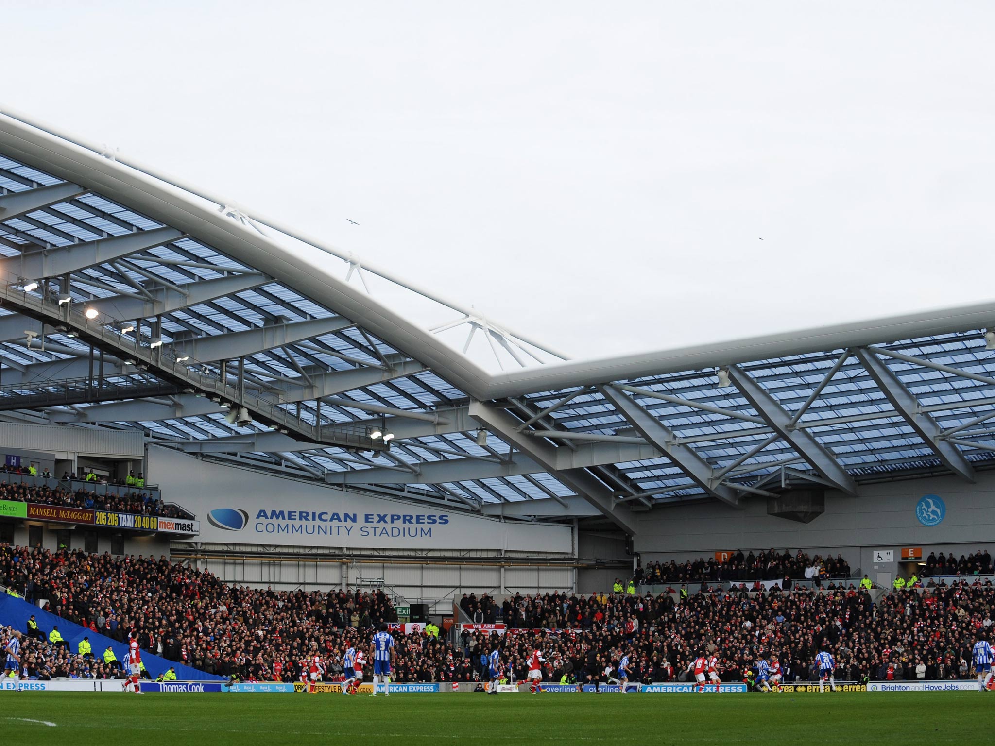 A view of Brighton's Amex Stadium