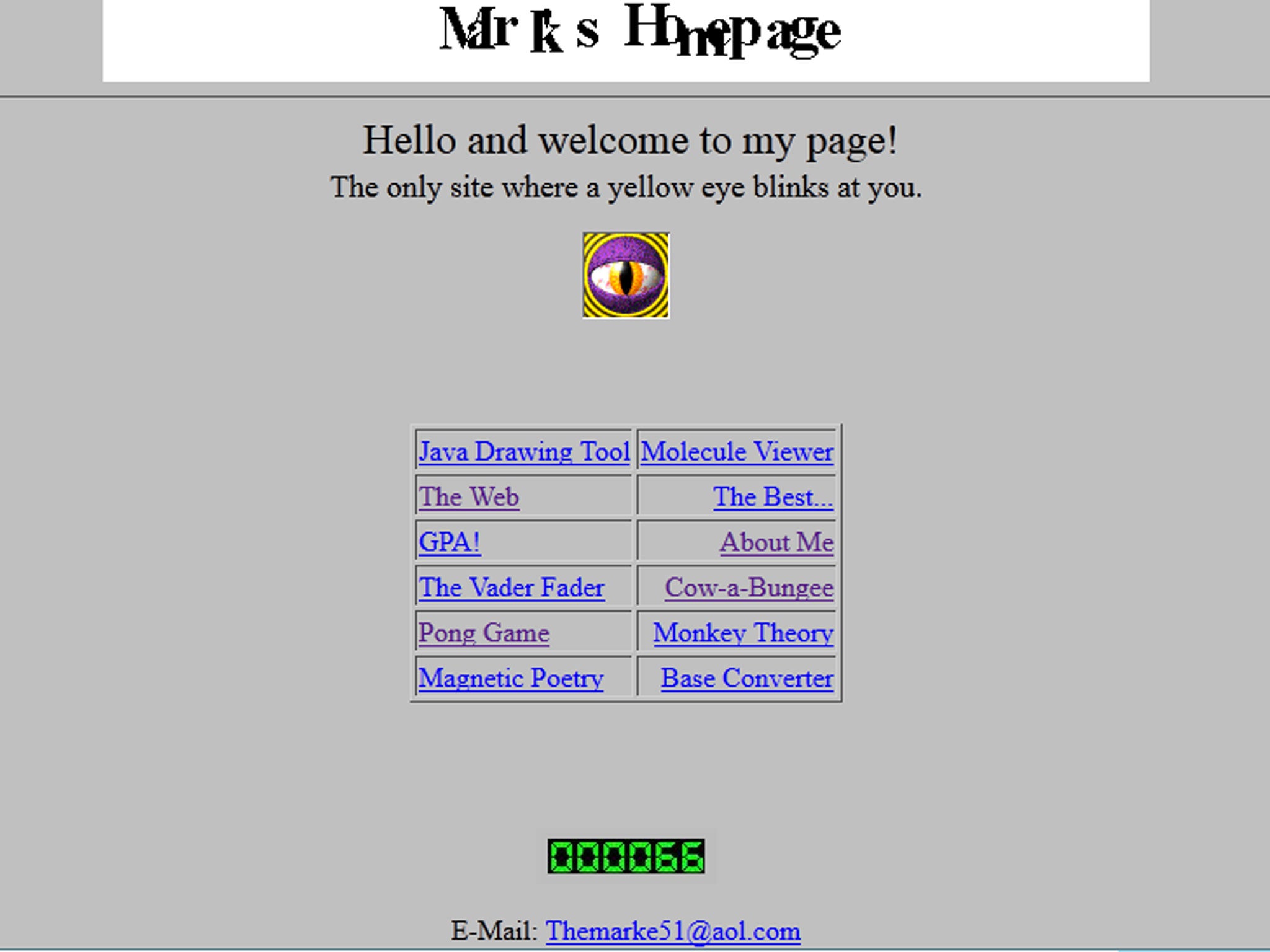 Created when Zuckerberg was just 15 and living with his parents in New York state, it appears to be the Facebook founder’s first website.