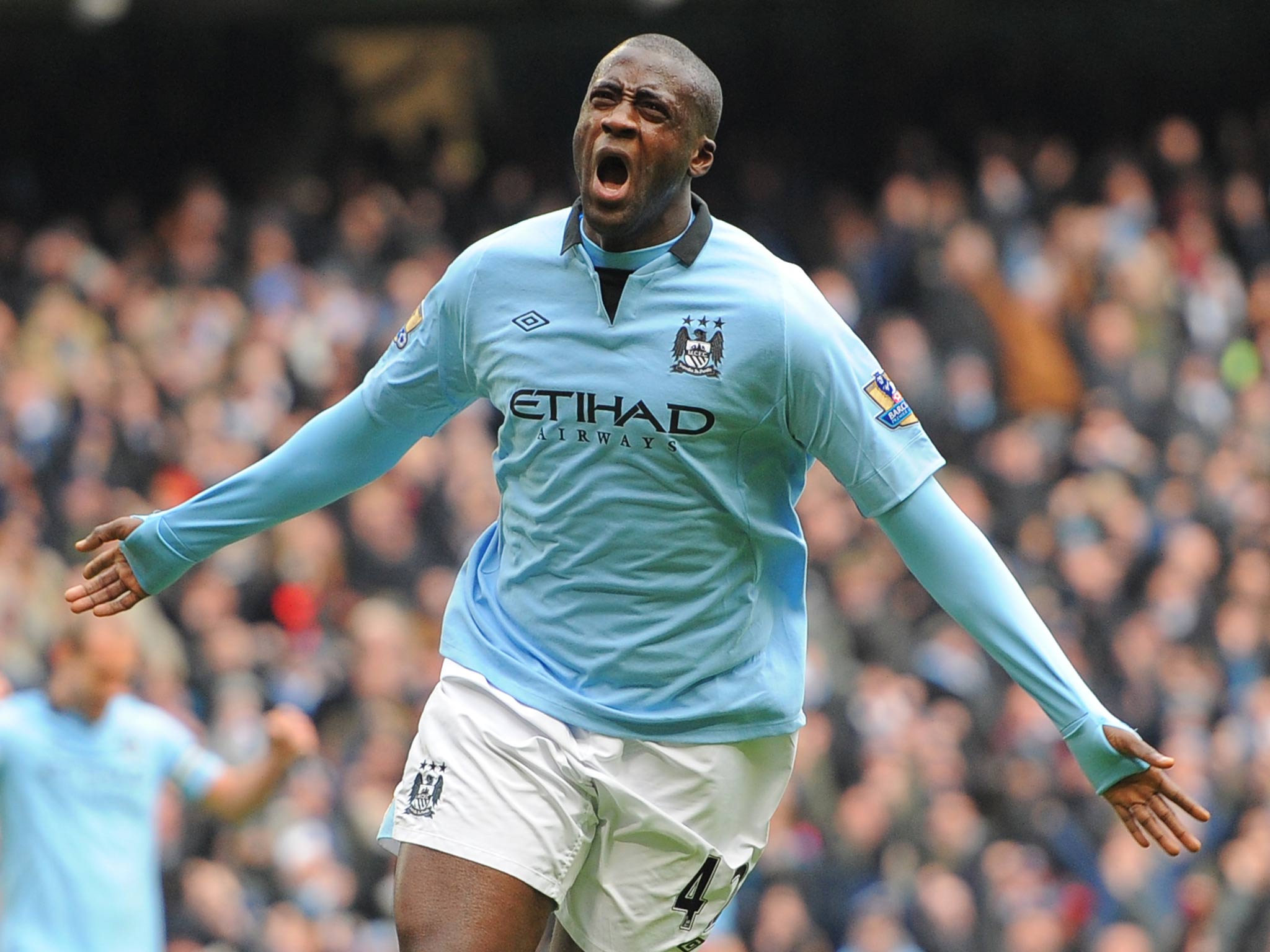 Manchester City midfielder Yaya Toure