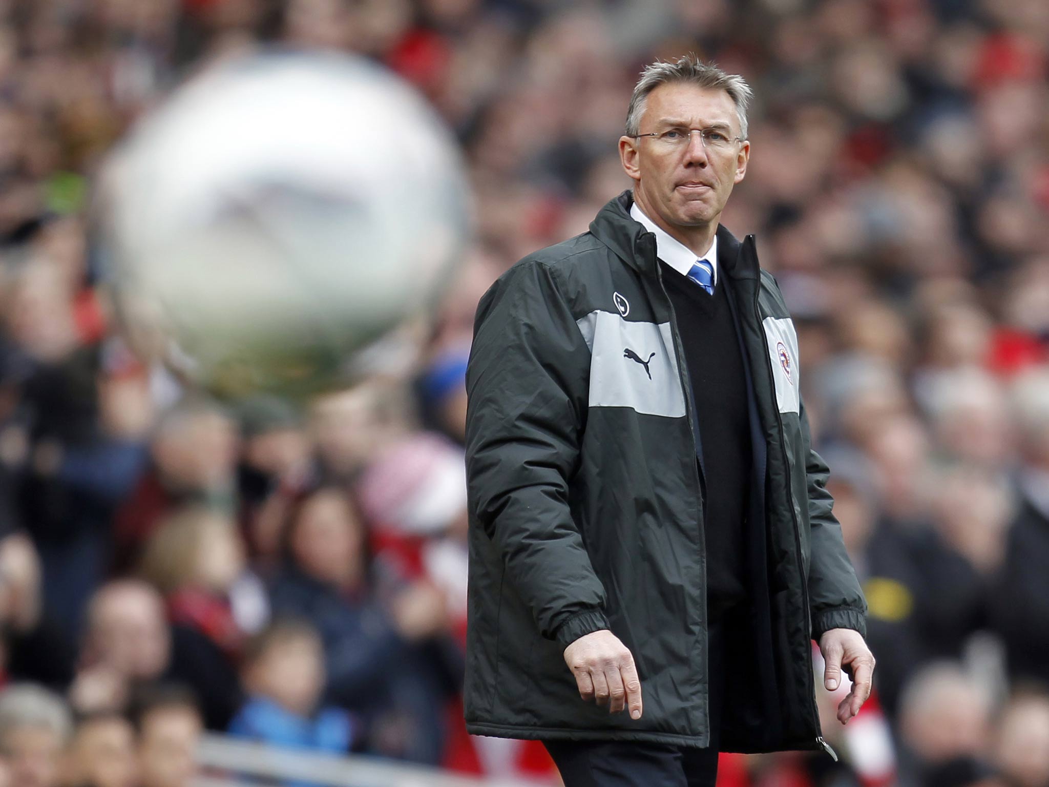 Reading manager Nigel Adkins