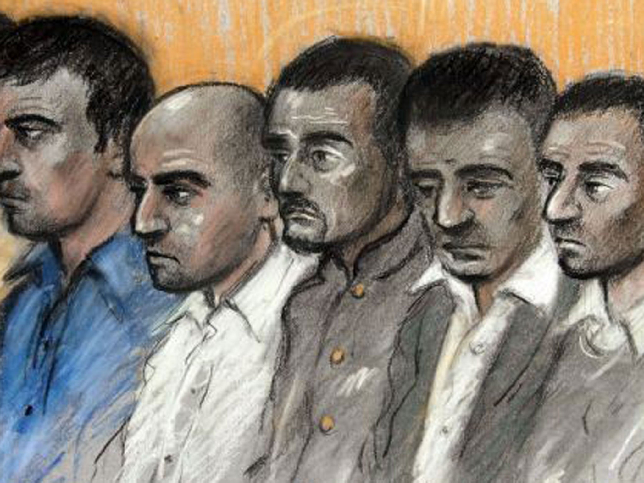 Mohammed Karrar (centre) denied trafficking vulnerable teens for sex