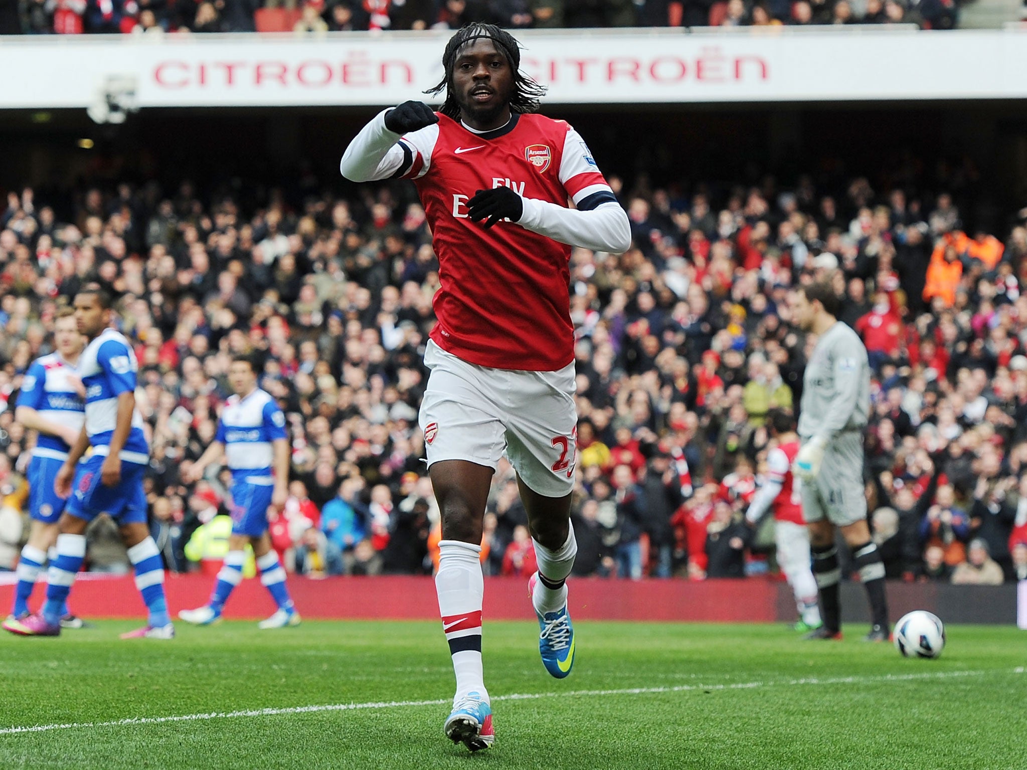 Gervinho will be looking to score in his third consecutive game for the Gunners