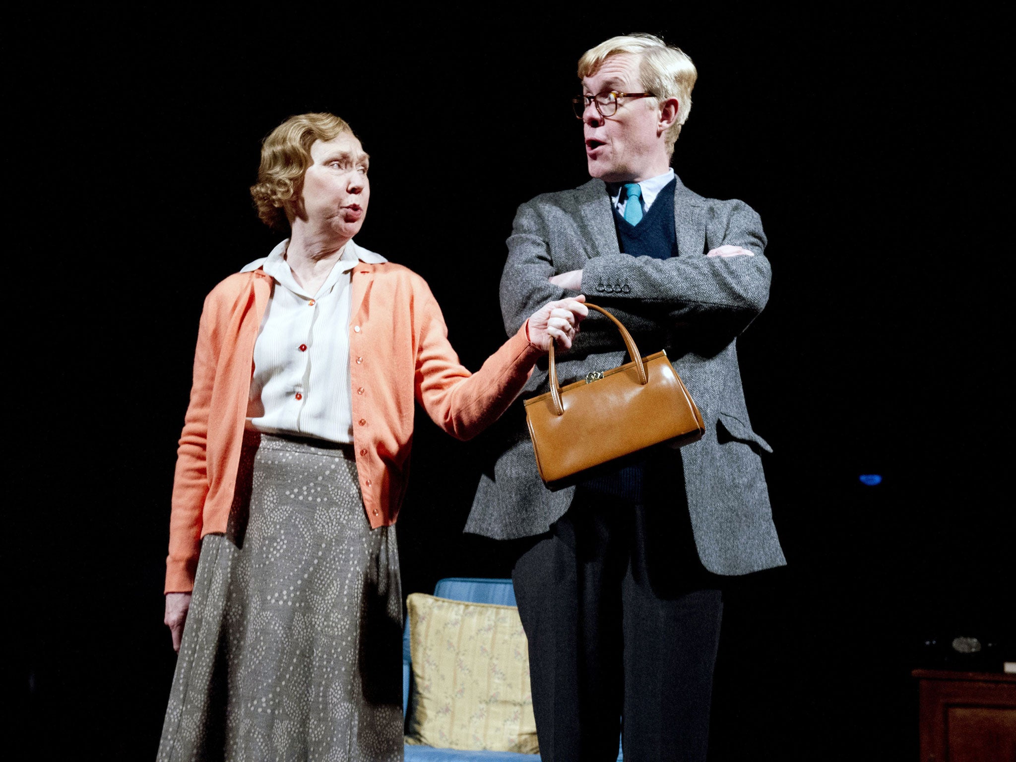 Keeping mum: Alex Jennings with Gabrielle Lloyd, poignant in Cocktail Sticks