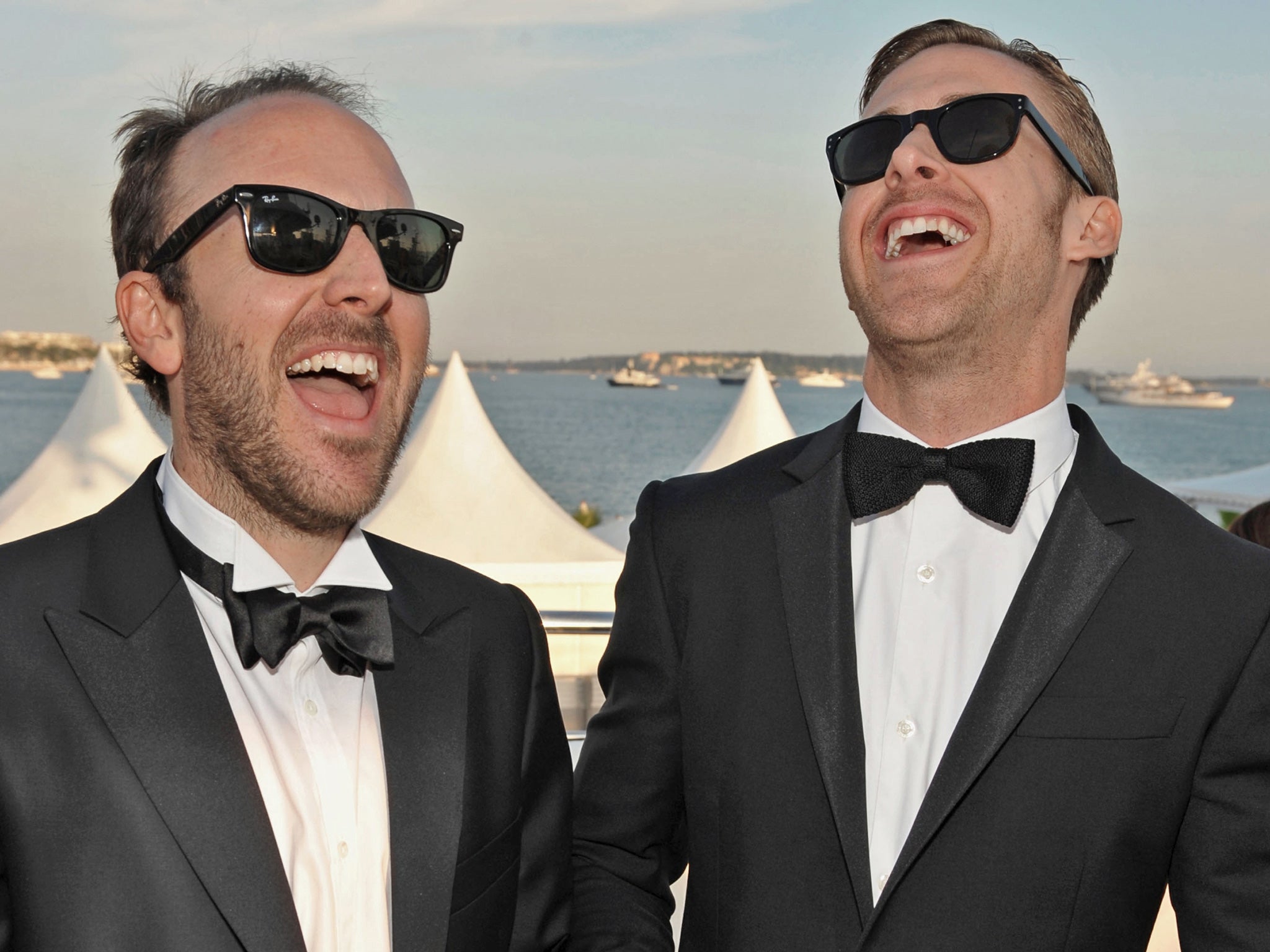 Shades of glory: Derek Cianfrance and Ryan Gosling at Cannes in 2010