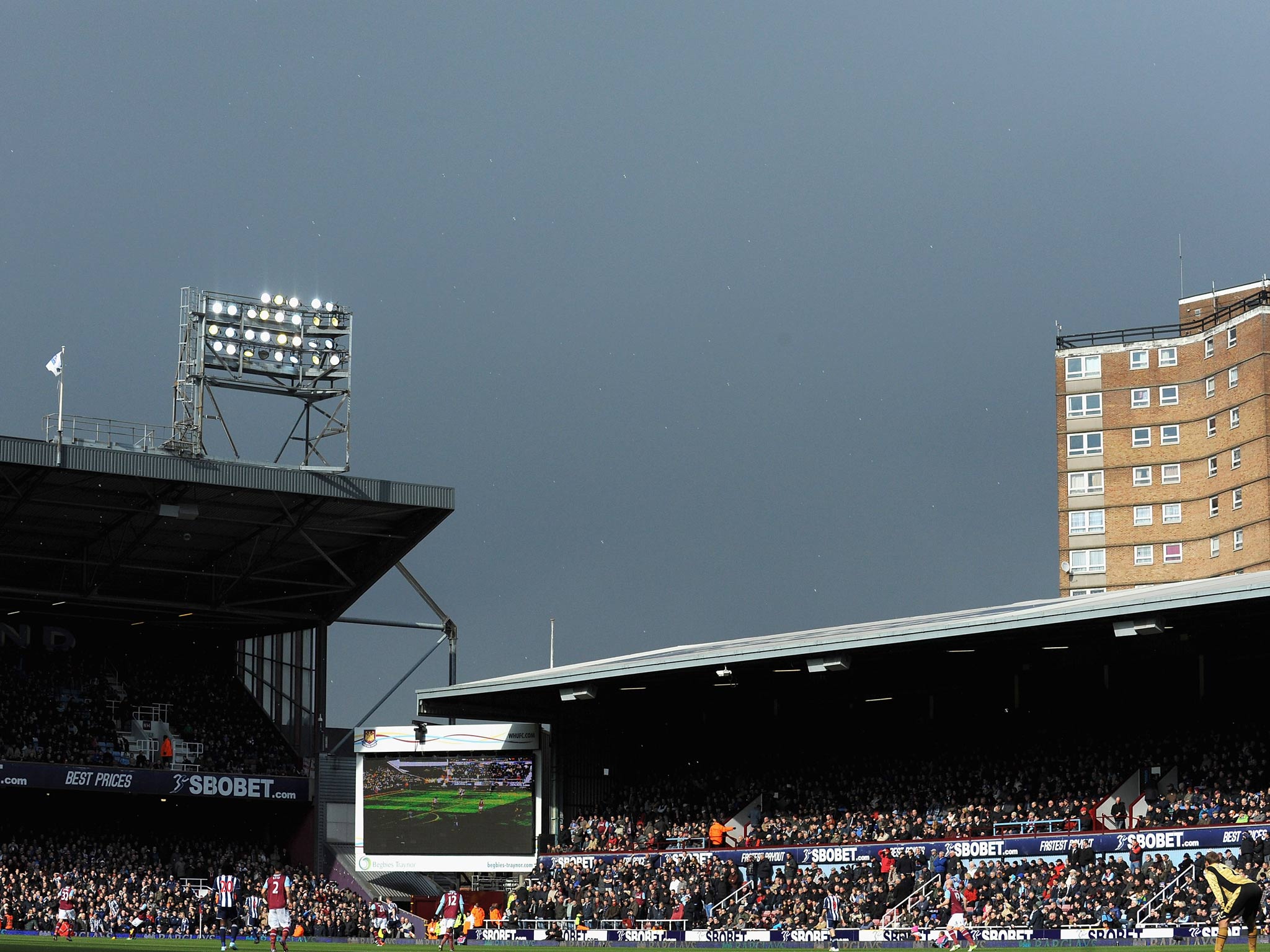 A view of West Ham's Upton Park