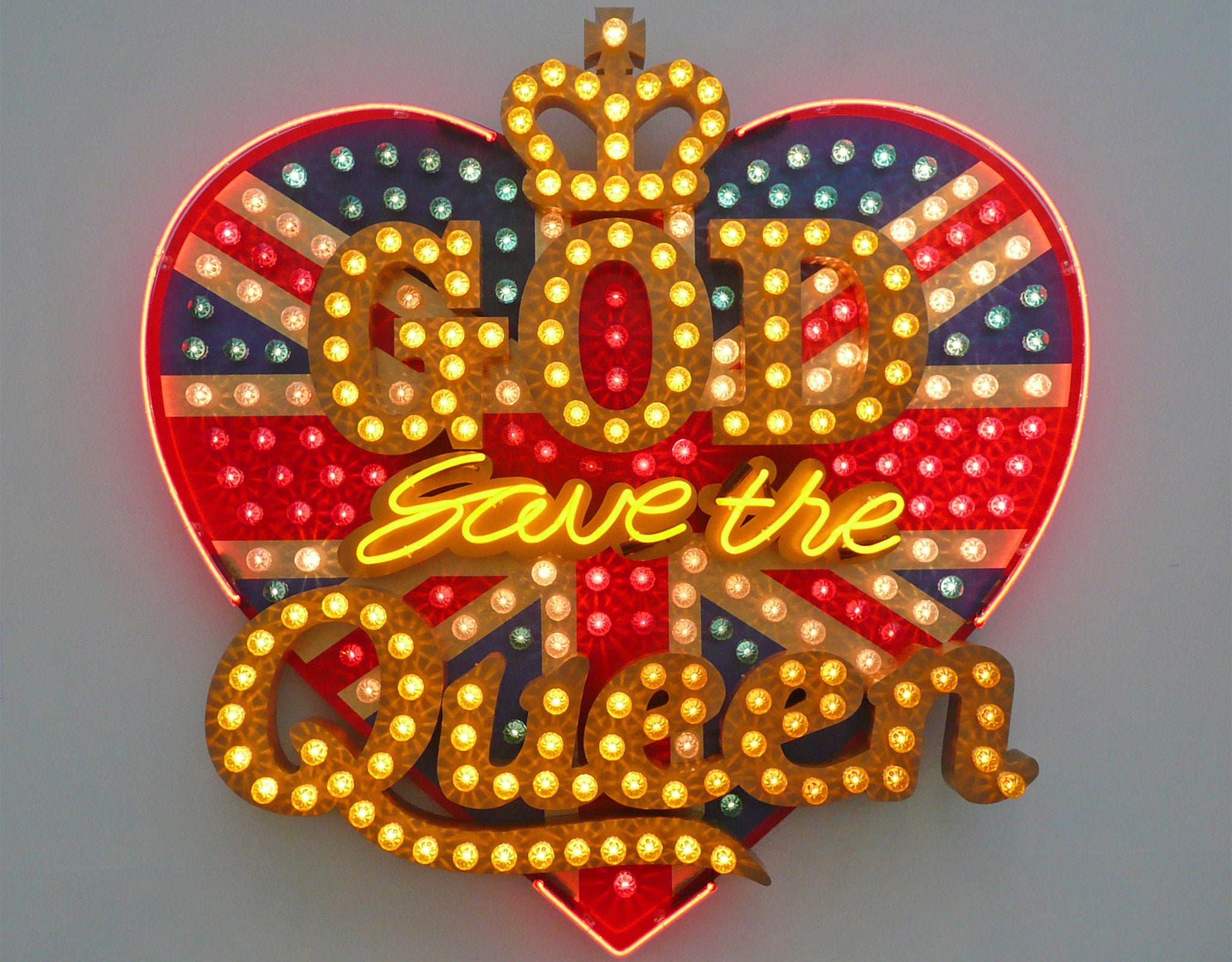 God Save The Queen: artwork by Chris Bracey