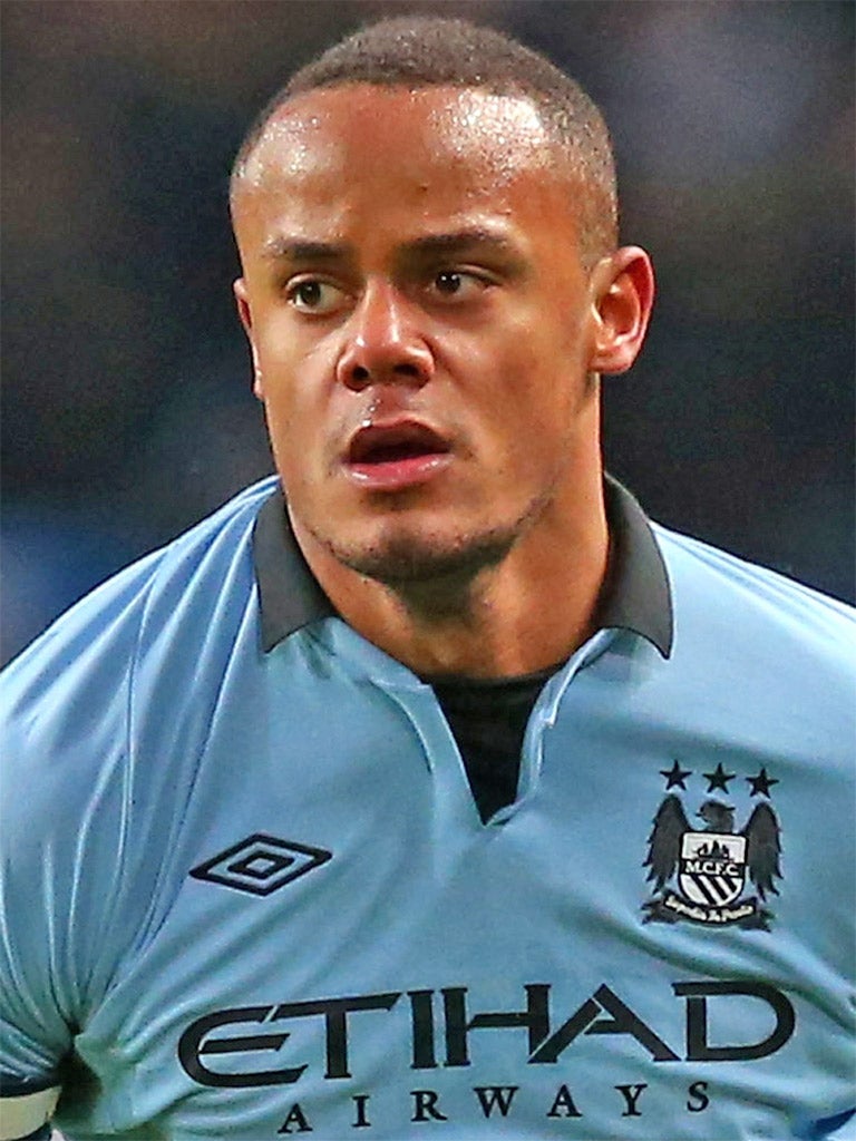 Manchester City captain Vincent Kompany