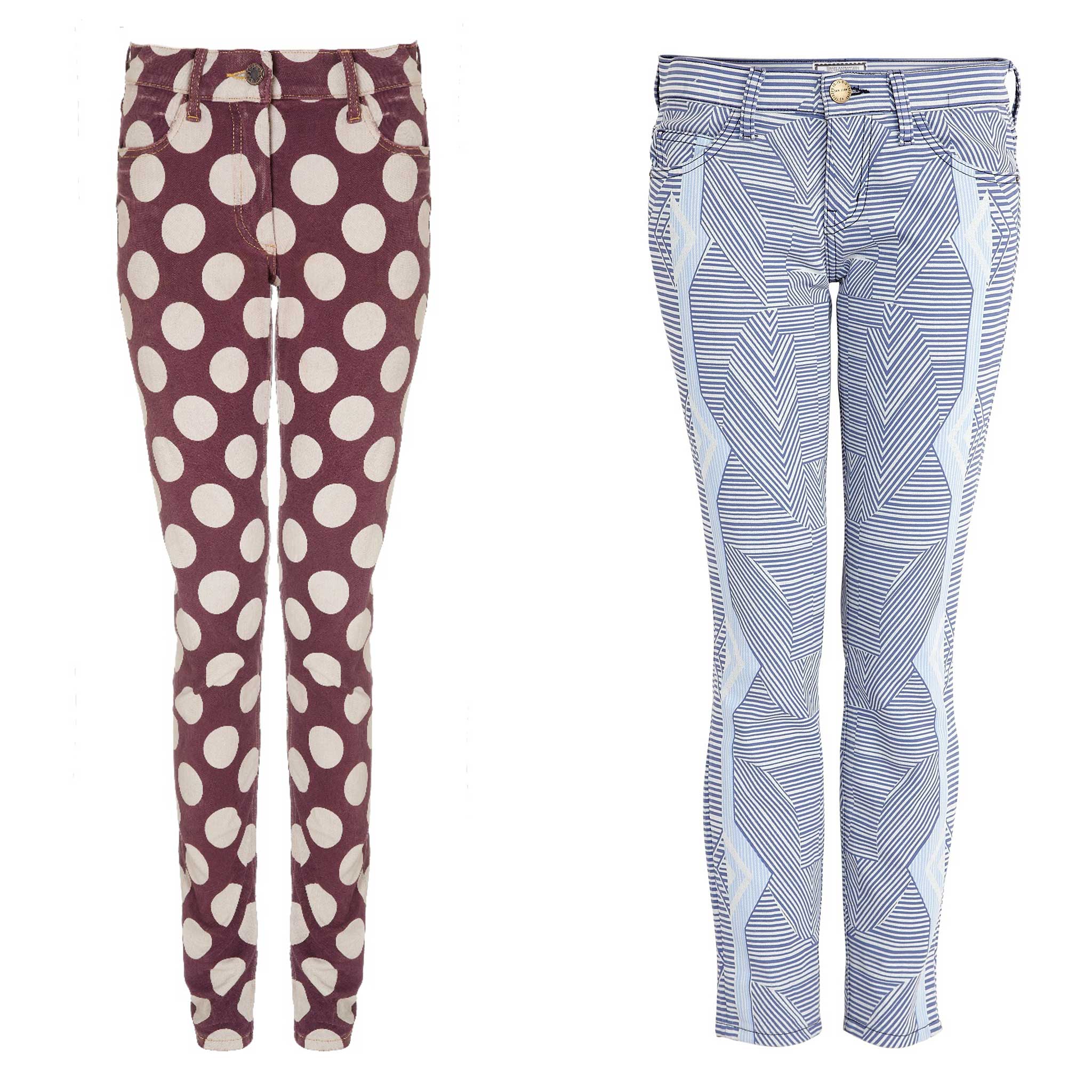 Gemma has decided that her new Henry Holland polka-dot jeans