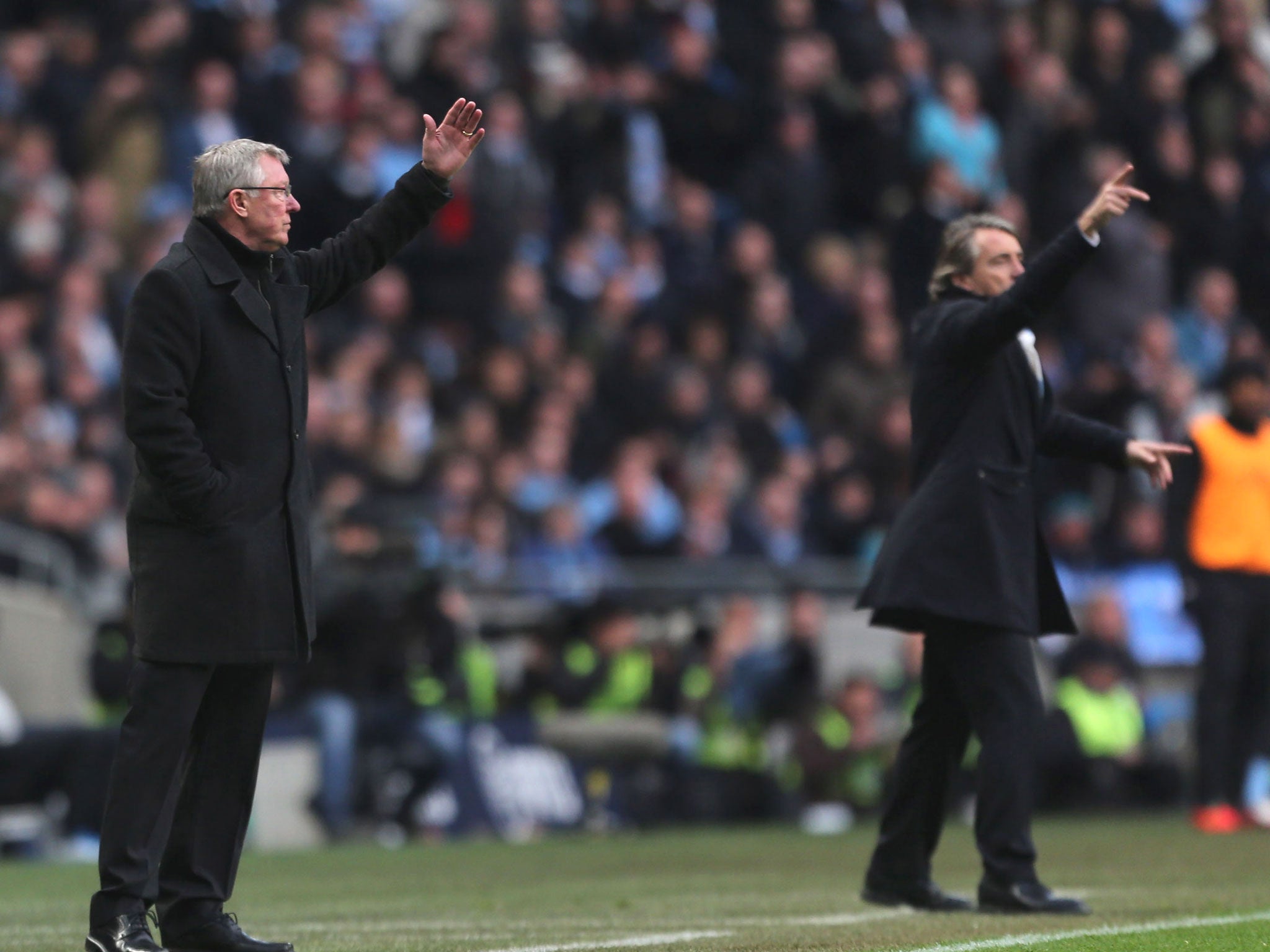 Alex Ferguson and Roberto Mancini