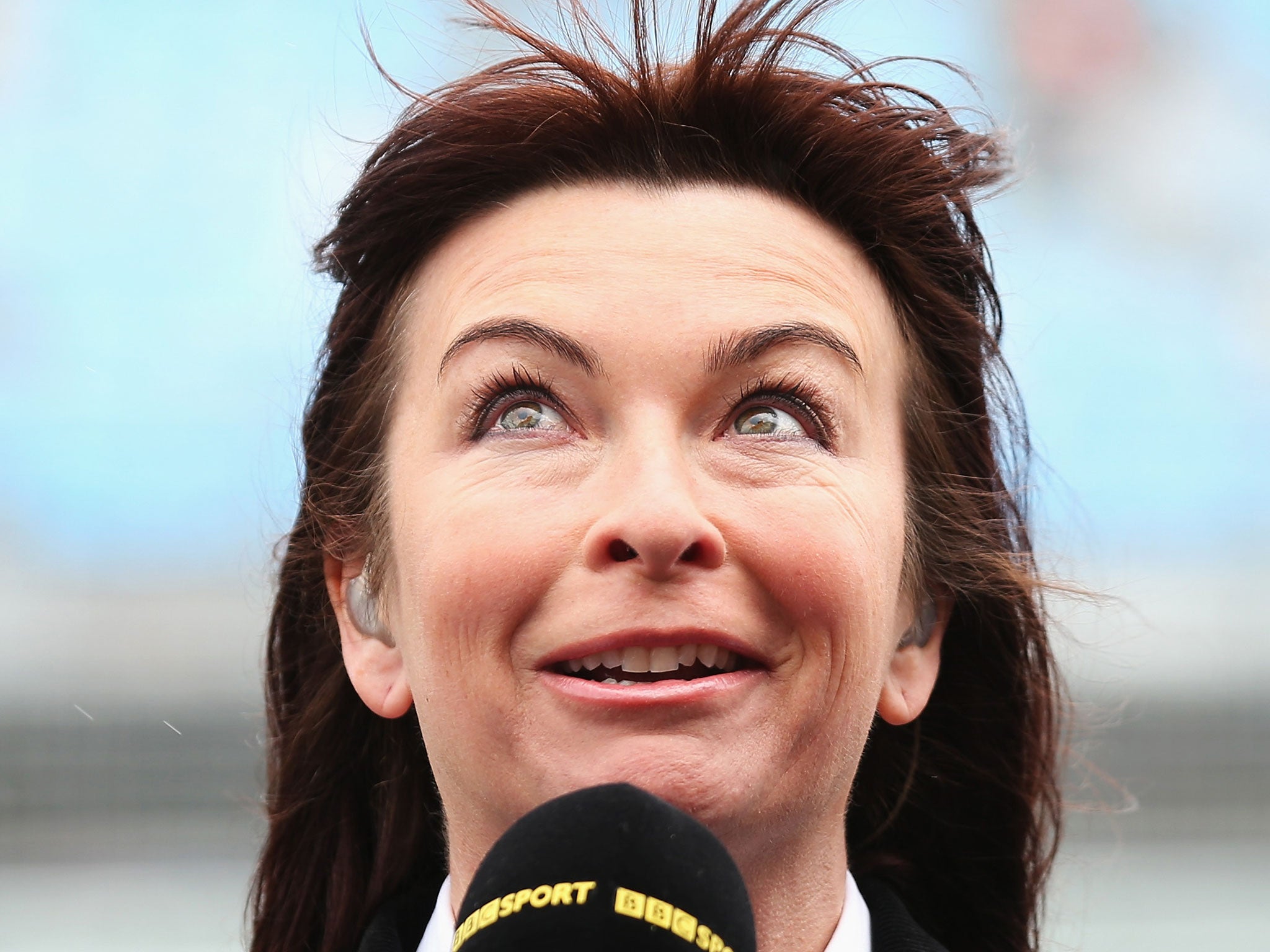 BBC F1 presenter Suzi Perry