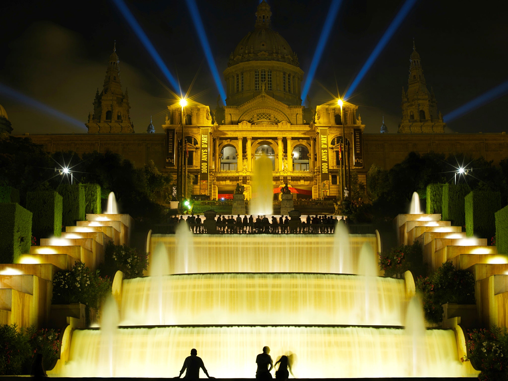 Night watch: events are being held in Barcelona