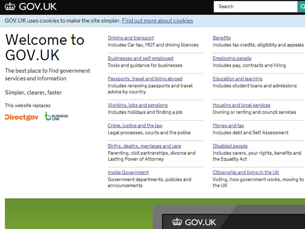 The Gov.uk website landed the overall prize at a ceremony in London