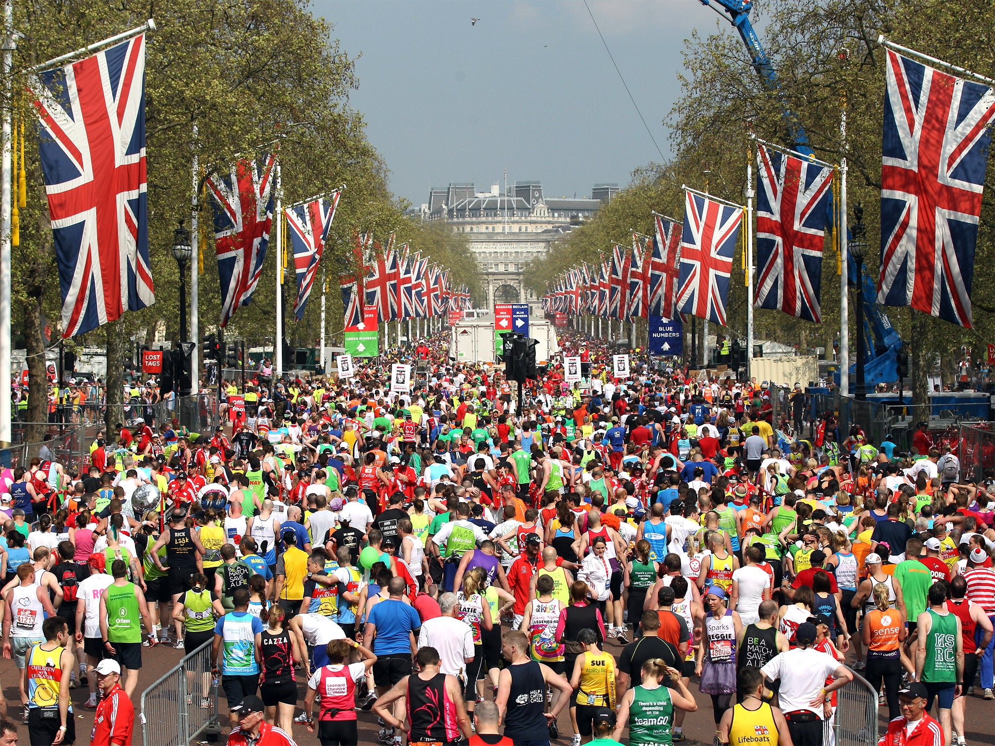 Paula Radcliffe said she would be worried about having family members at the finish in The Mall if she were competing this year