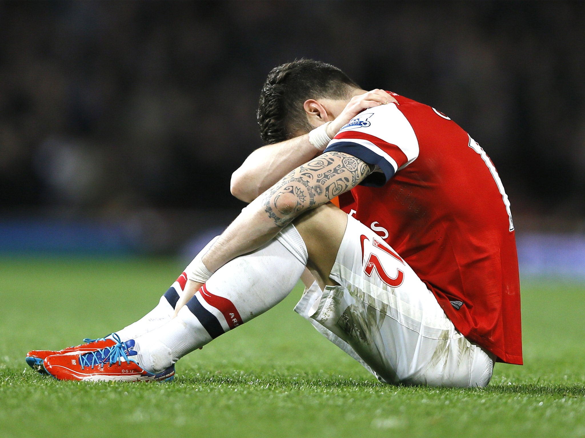 Olivier Giroud missed gilt-edged chances