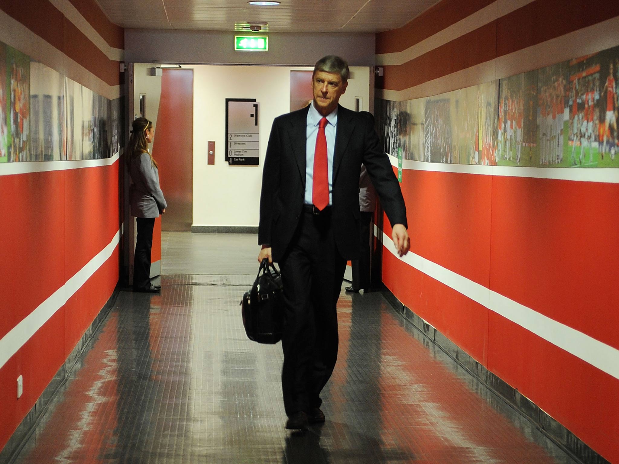 Arsene Wenger at the Emirates