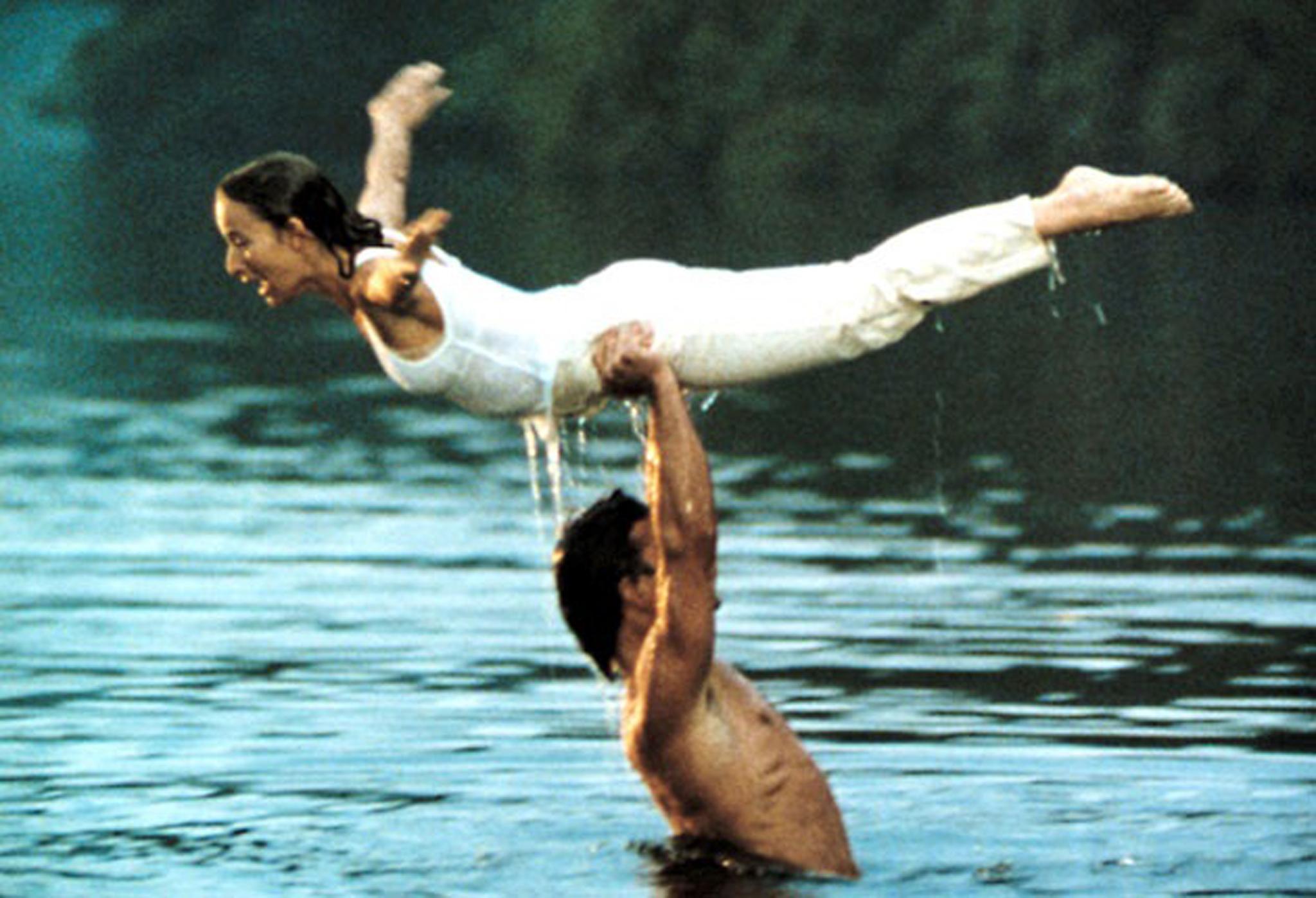 The lake scene in Dirty Dancing