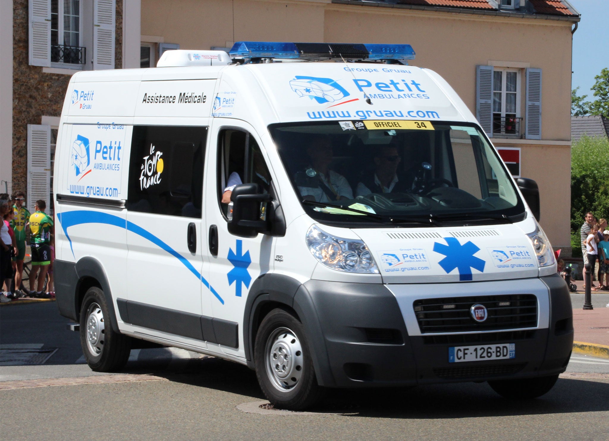 An ambulance in France