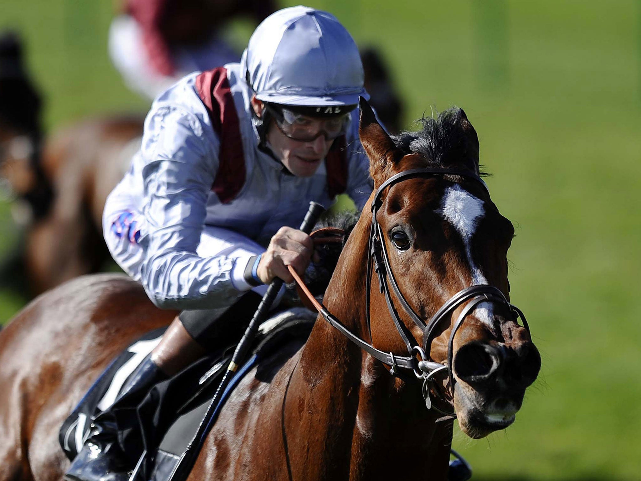 Richard Hughes and Toronado win the Craven yesterday