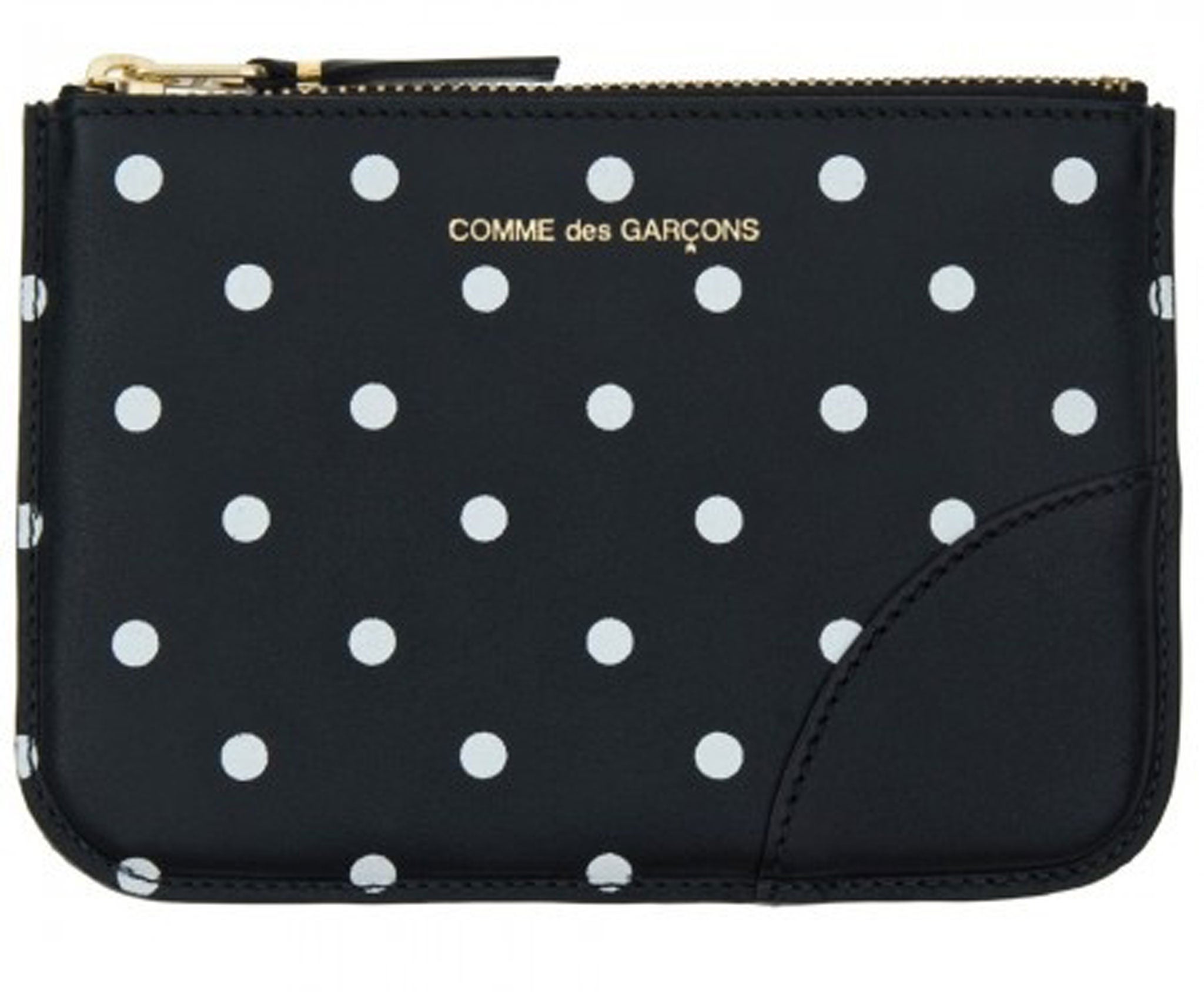 Dotty about Rei Kawakubo: Gemma plumped for a Comme des Garçons purse