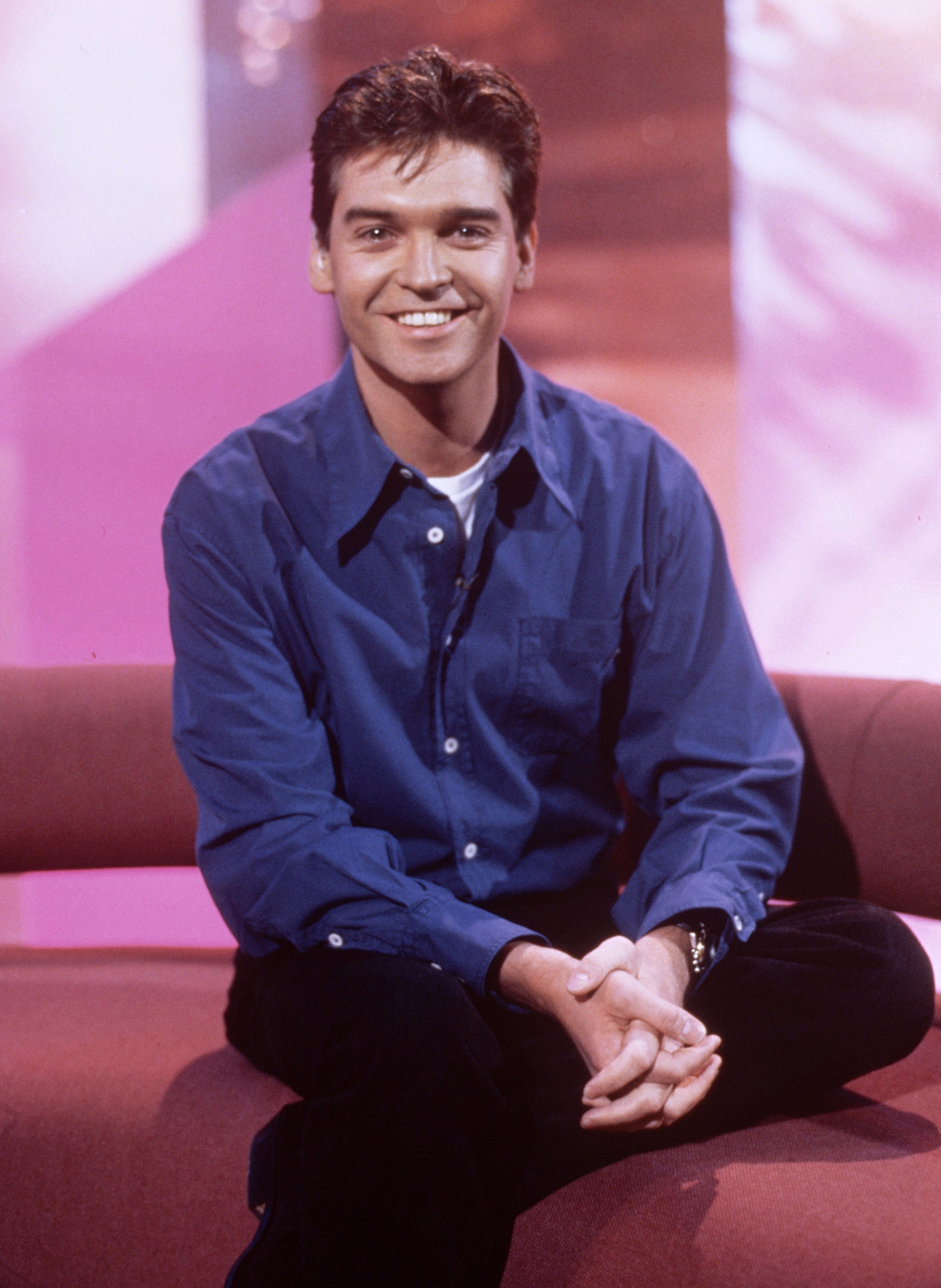 Phillip Schofield in the 1980s. The presenter has admitted he was 'bad at taking drugs' in his youth