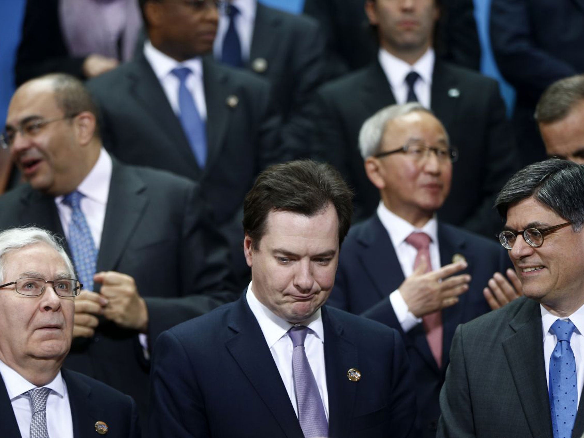 George Osborne at a meeting of G20 finance ministers