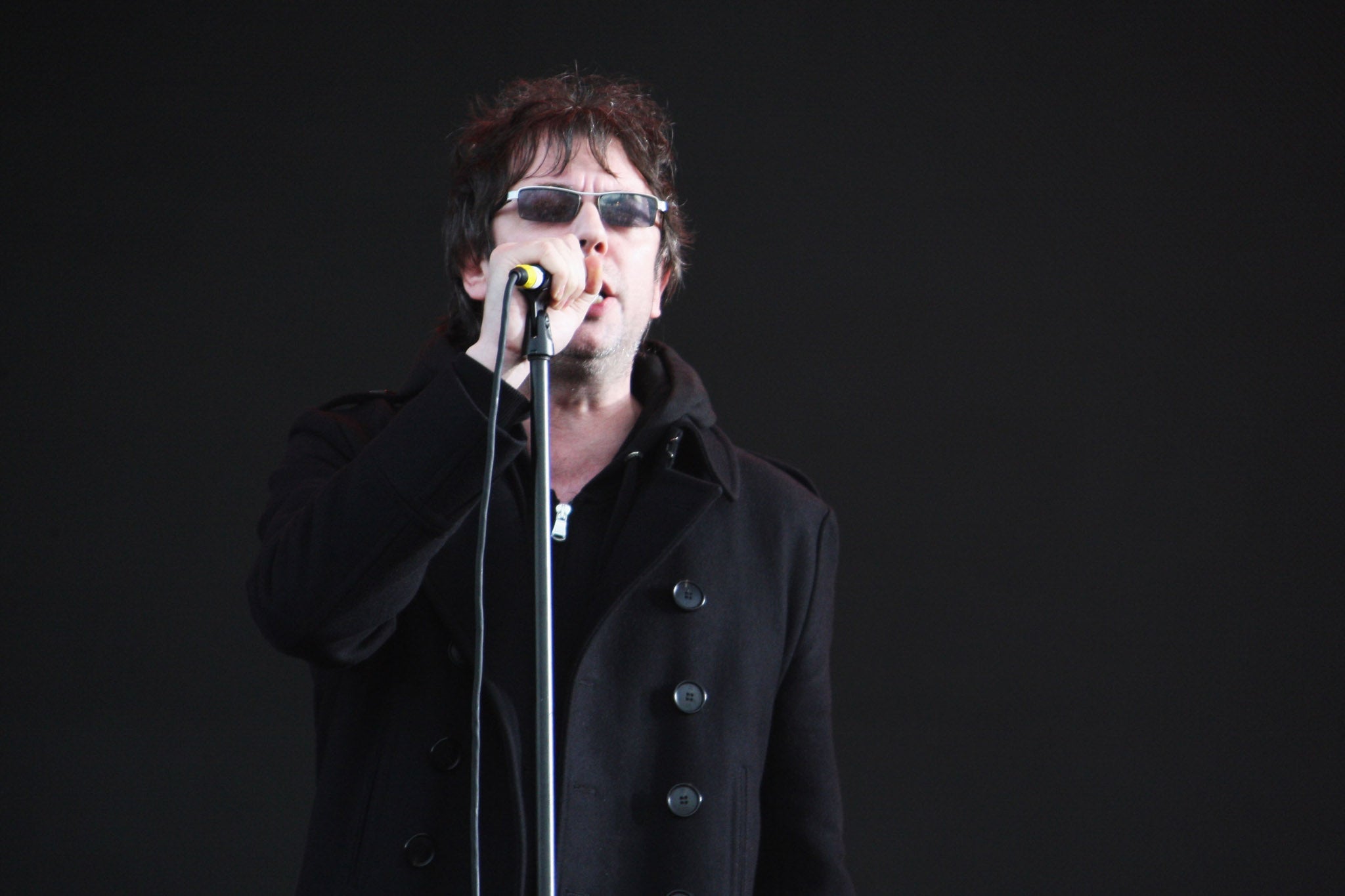 Singer Ian McCulloch of Echo & the Bunnymen