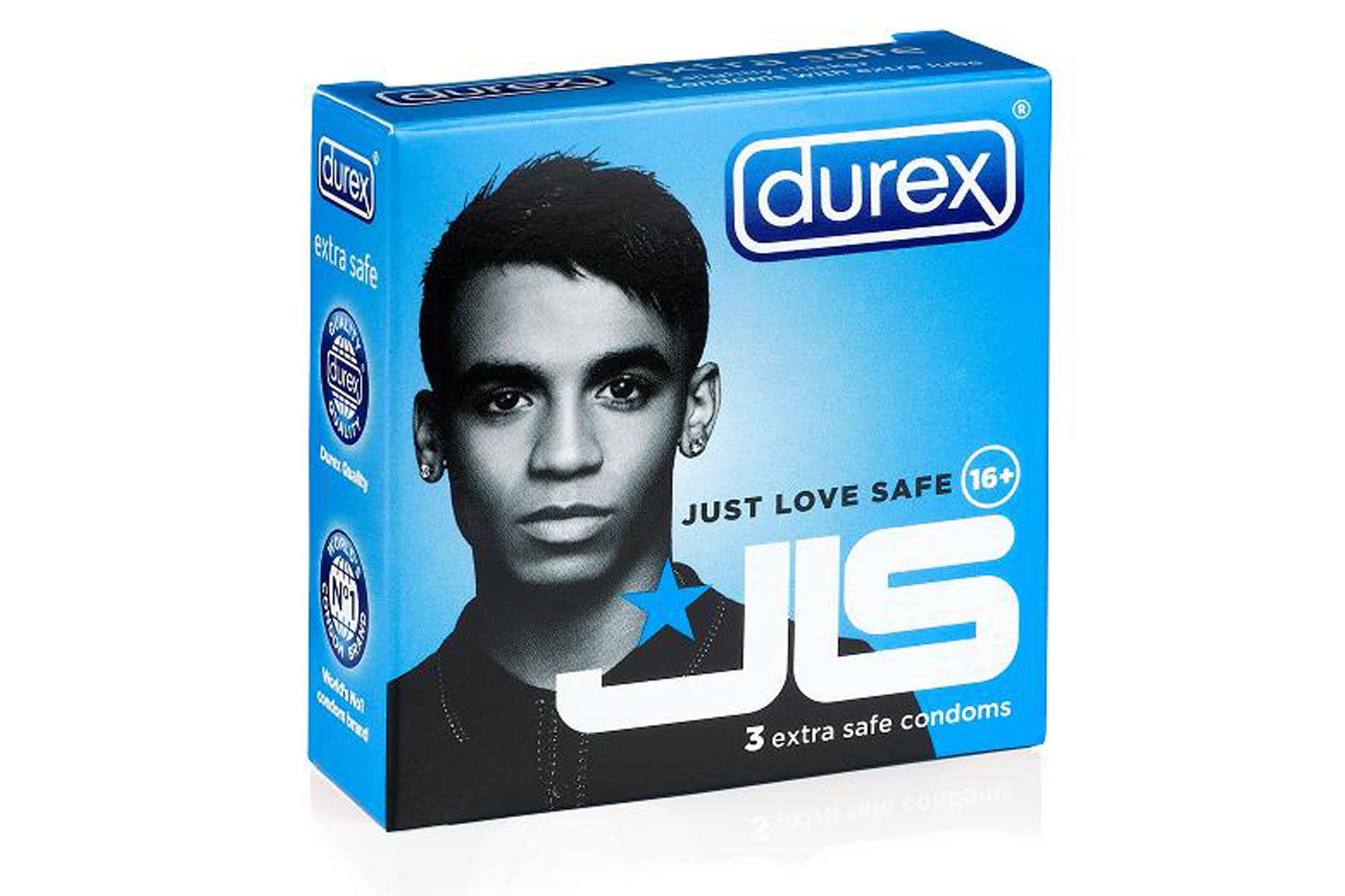 The band are infamous for their collection of Durex condoms, which they put their faces too as part of promoting safe sex on behalf of their charity The JLS Foundation. Ashton Merrygold's range is reported to have been the bestseller.