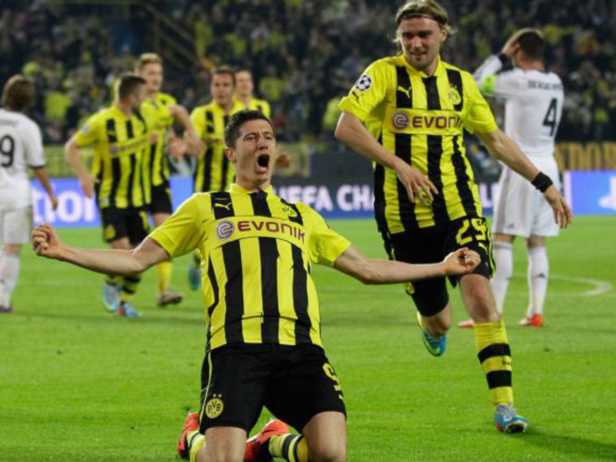 Dortmund’s striker Robert Lewandowski is wanted by Bayern Munich