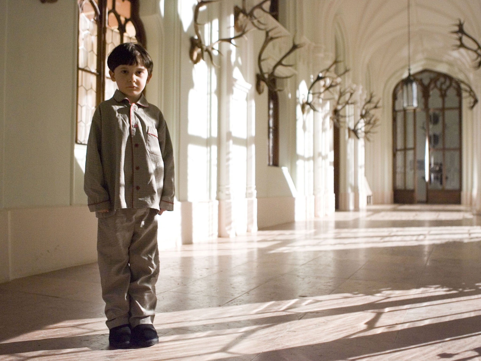 Seamus Davey-Fitzpatrick as Damien the devil child in The Omen 666