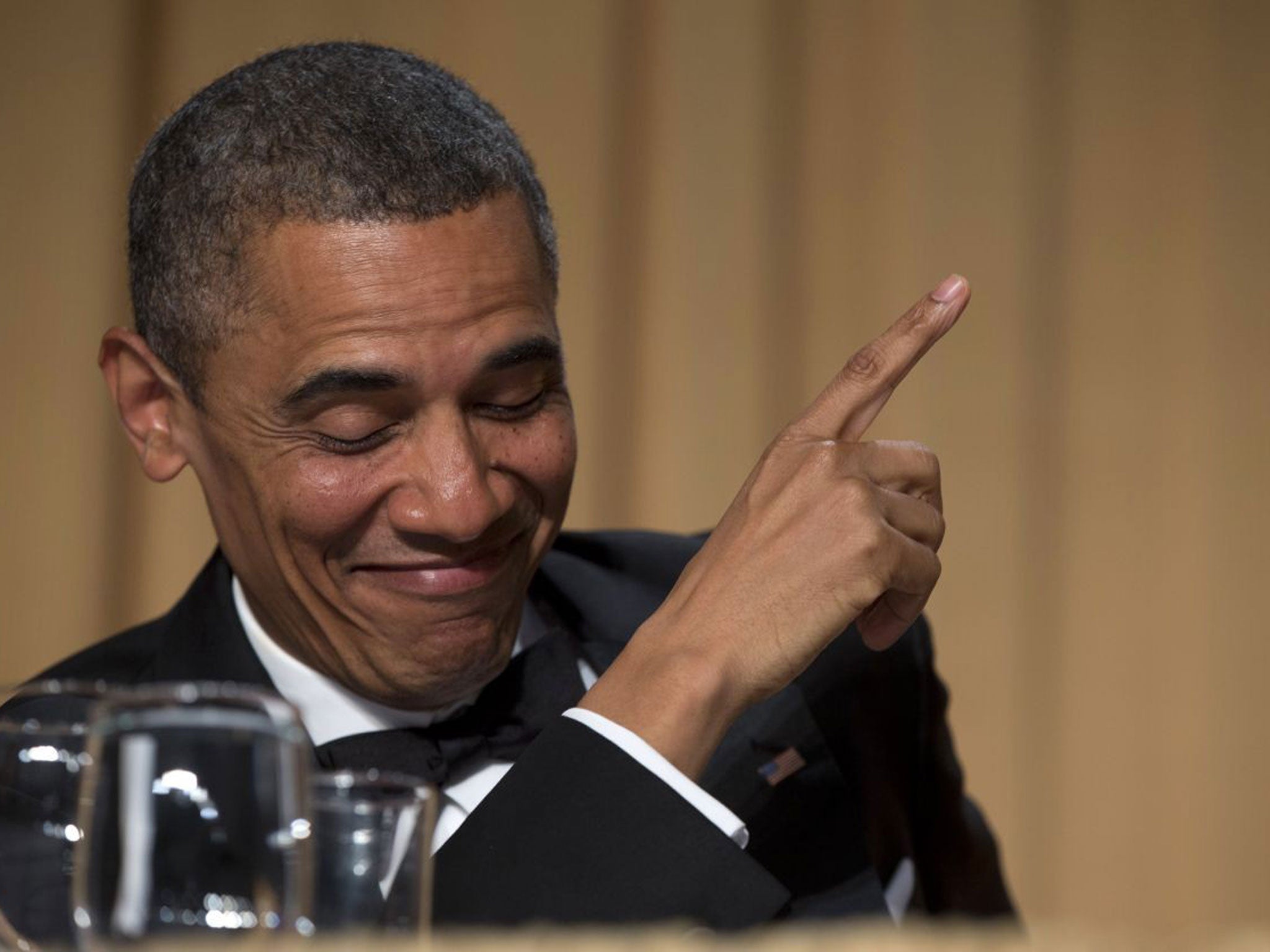 President Barack Obama at the 2013 White House Correspondents' Dinner