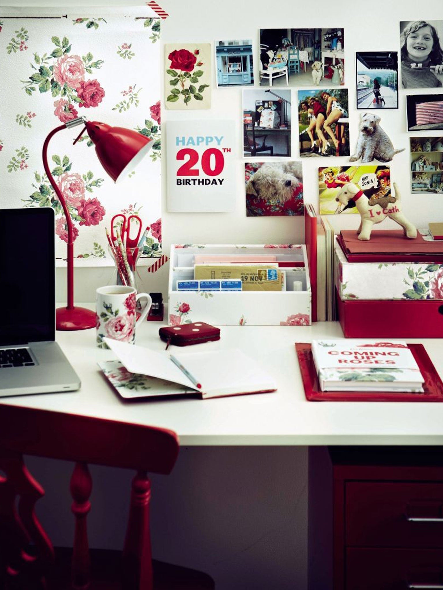 <p><strong>We love… </strong></p>
<p><strong>Prints charming</strong></p>
<p>To celebrate 20 years of Cath Kidston the brand, a book by the lady herself charts the inexorable rise of her charming retro prints. While a special edition rose print adorns mugs and wallpaper. 'Coming Up Roses' £16.99, <a href="http://cathkidston.co.uk/" target="_blank">cathkidston.co.uk</a></p>